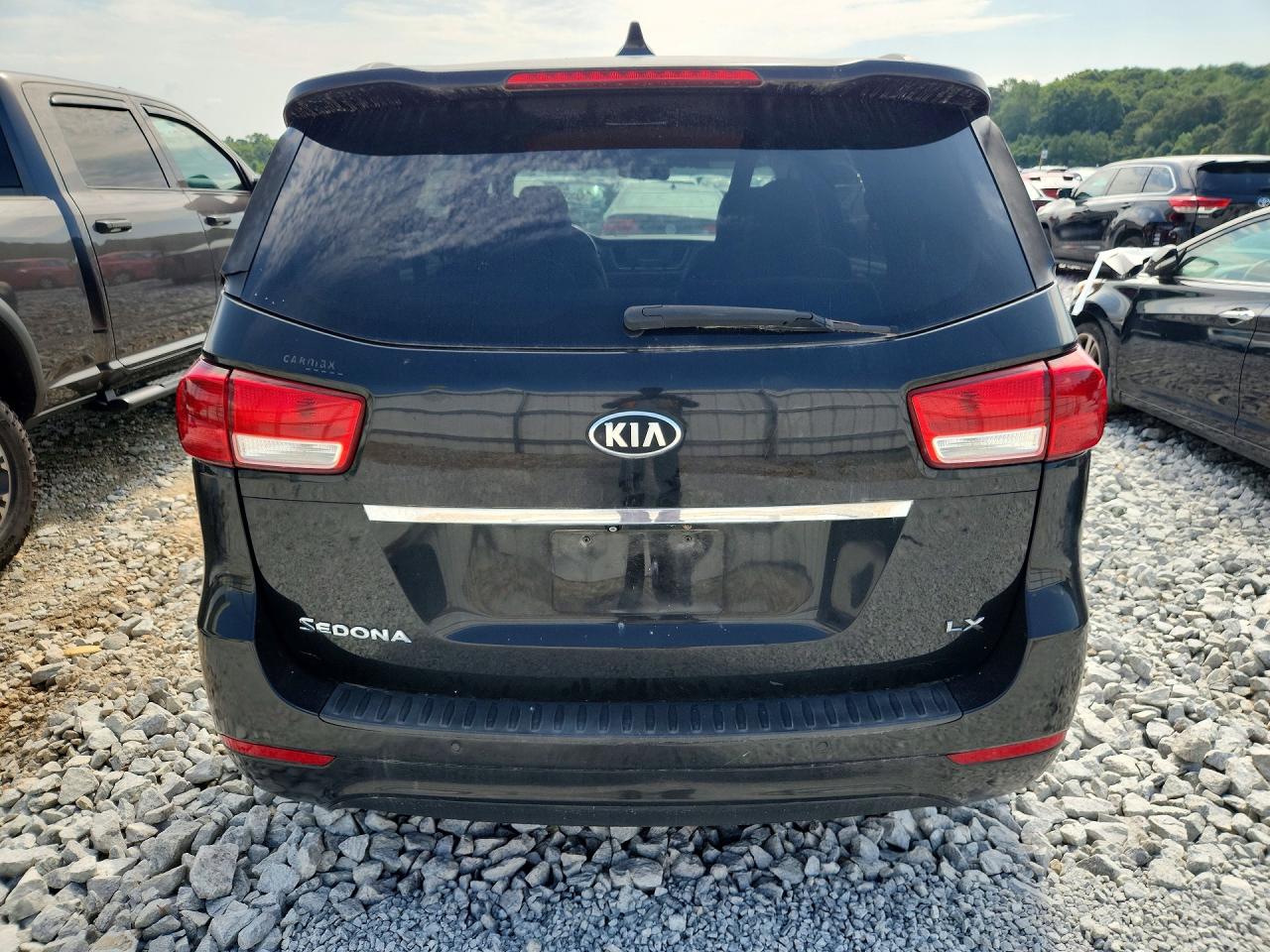 2015 Kia Sedona Lx Black vin: KNDMB5C12F6036680
