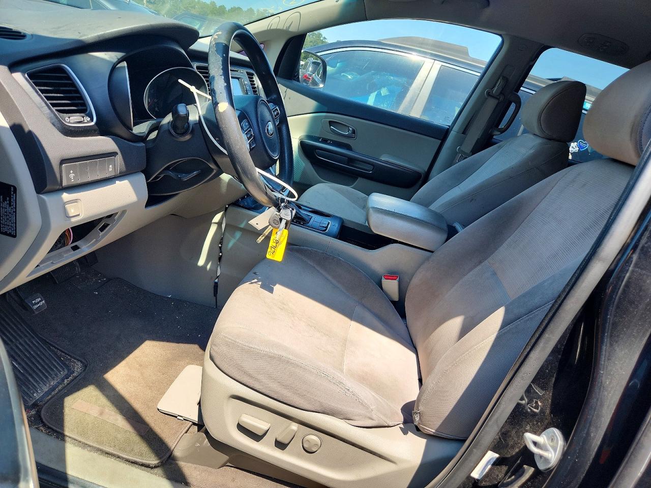2015 Kia Sedona Lx Black vin: KNDMB5C12F6036680