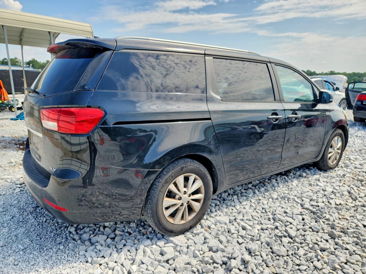 2015 Kia Sedona Lx Black vin: KNDMB5C12F6036680