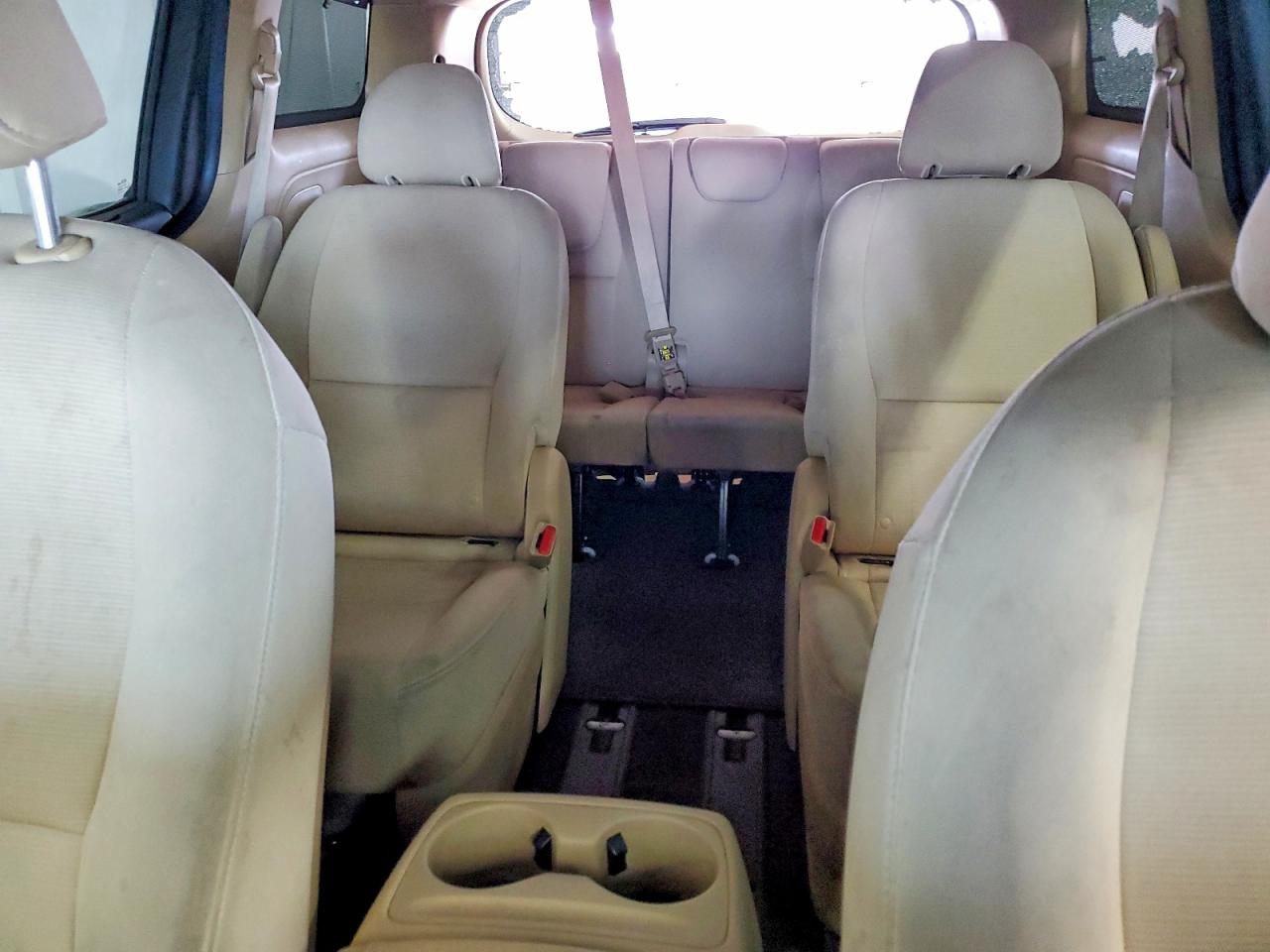 2015 Kia Sedona Lx White vin: KNDMB5C12F6058016
