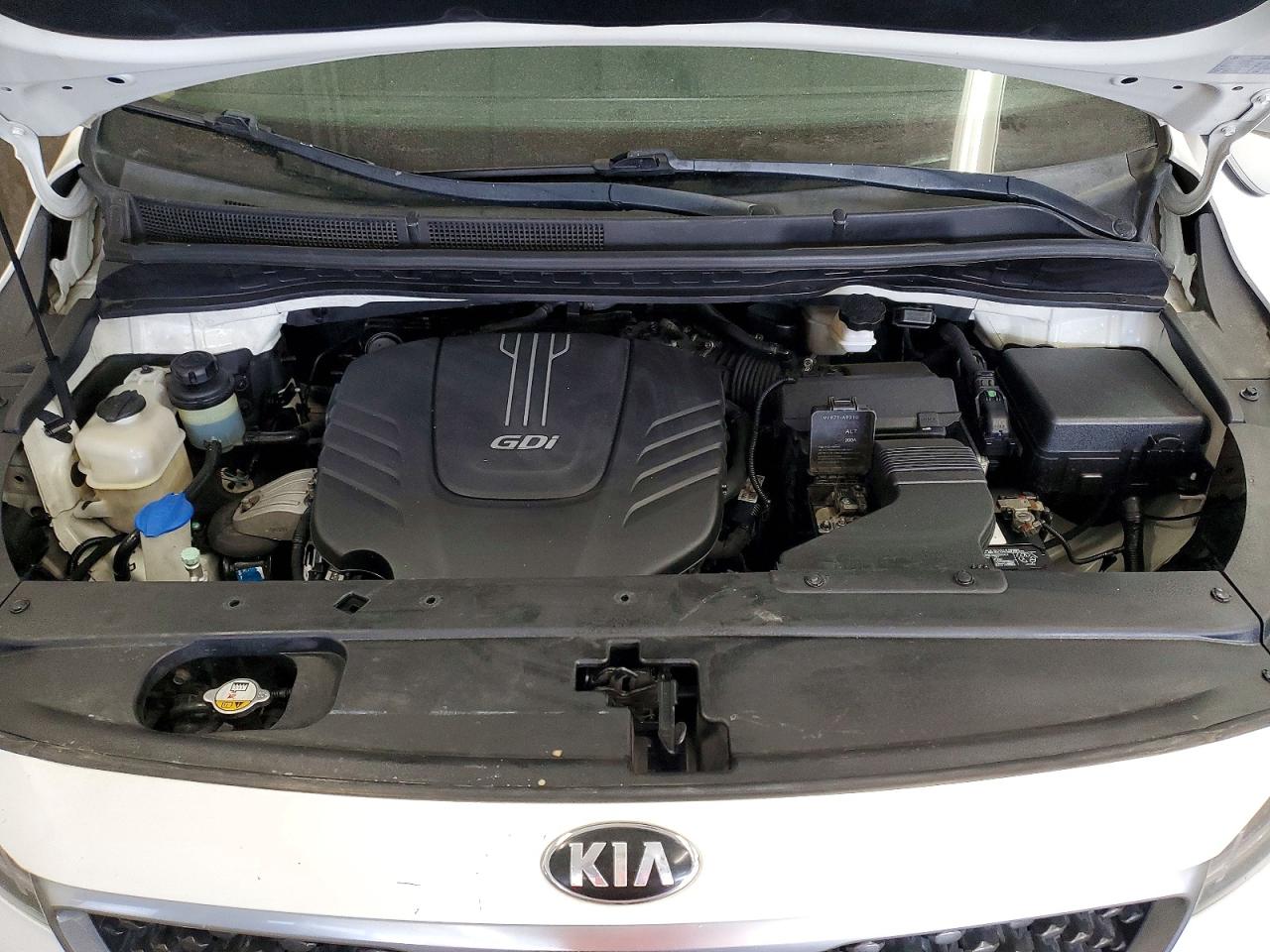 2015 Kia Sedona Lx White vin: KNDMB5C12F6058016