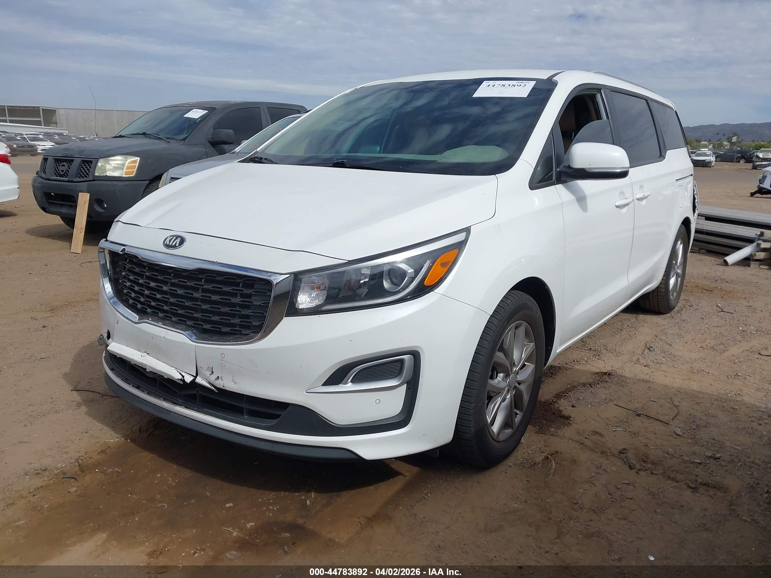 2021 Kia Sedona Ex White vin: KNDMB5C12M6675235