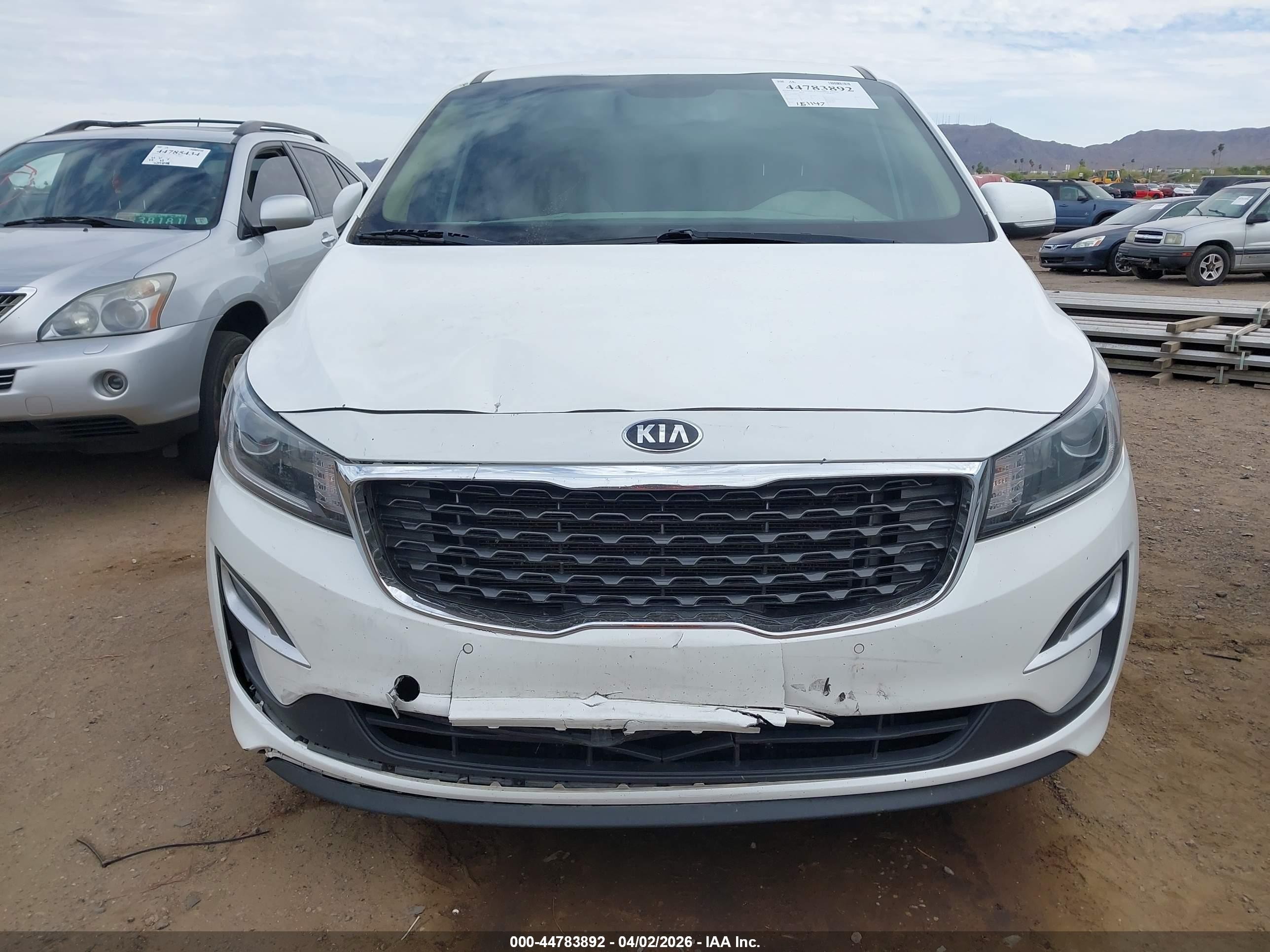 2021 Kia Sedona Ex White vin: KNDMB5C12M6675235