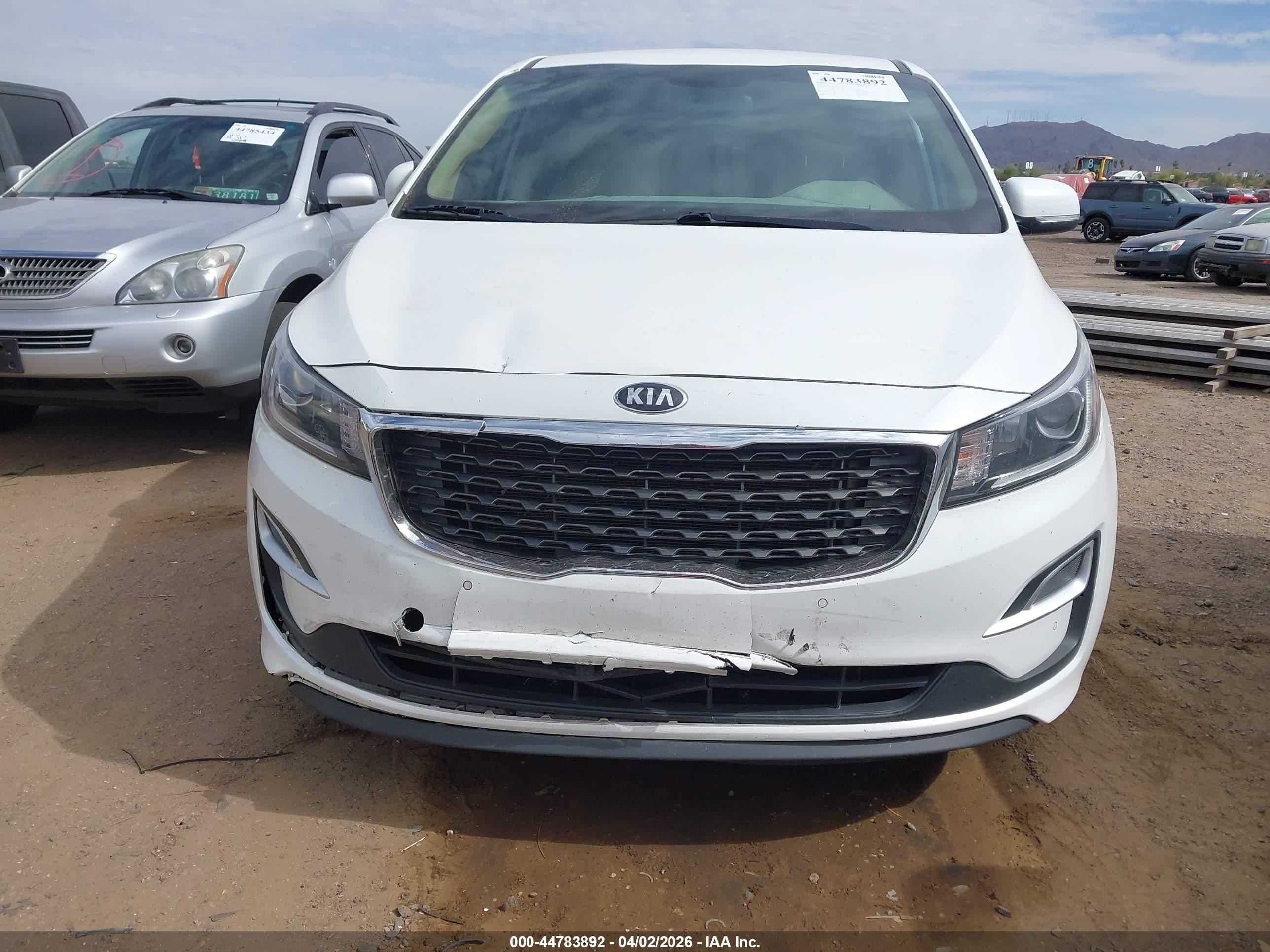 2021 Kia Sedona Ex White vin: KNDMB5C12M6675235