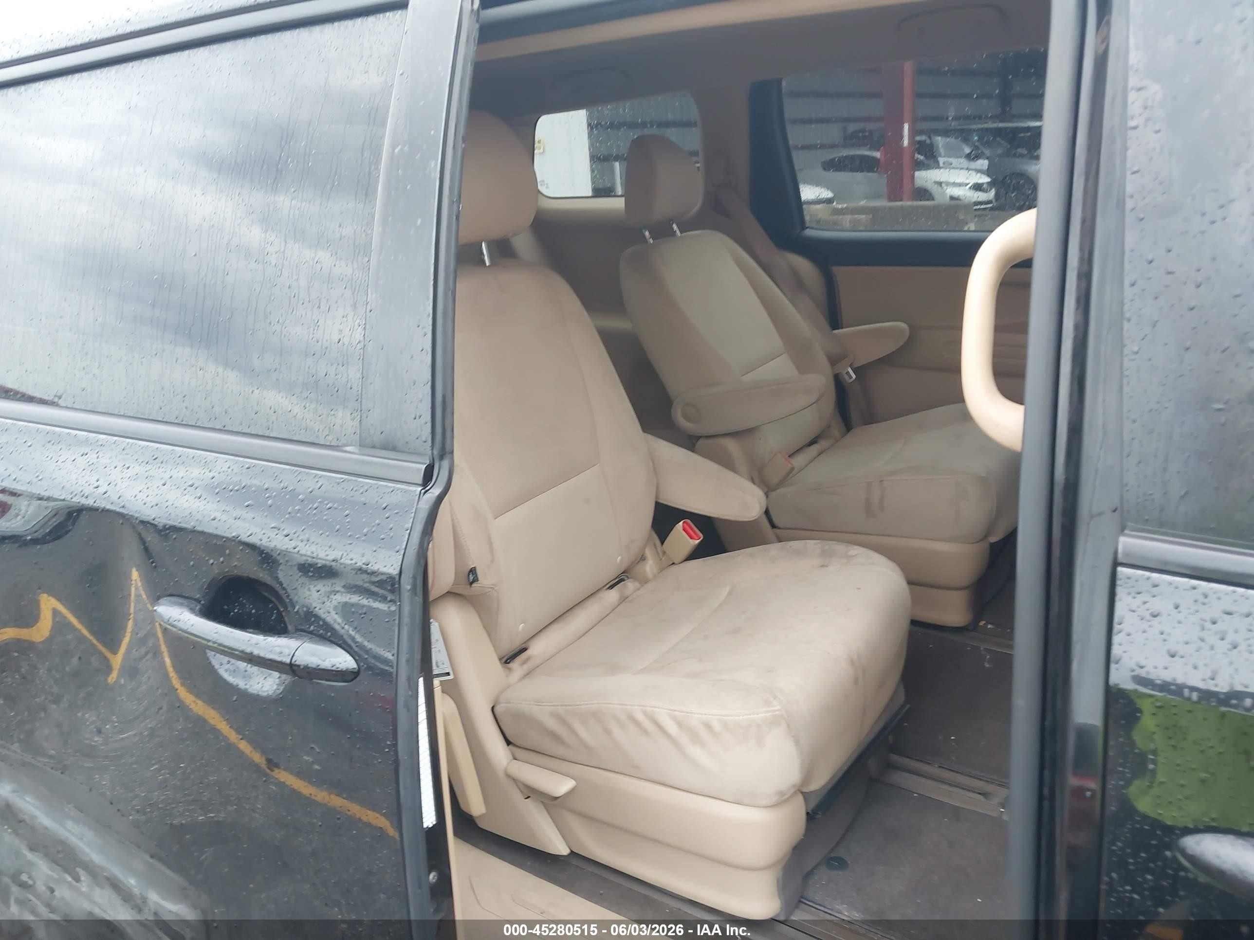 2015 Kia Sedona Lx Black vin: KNDMB5C13F6042617