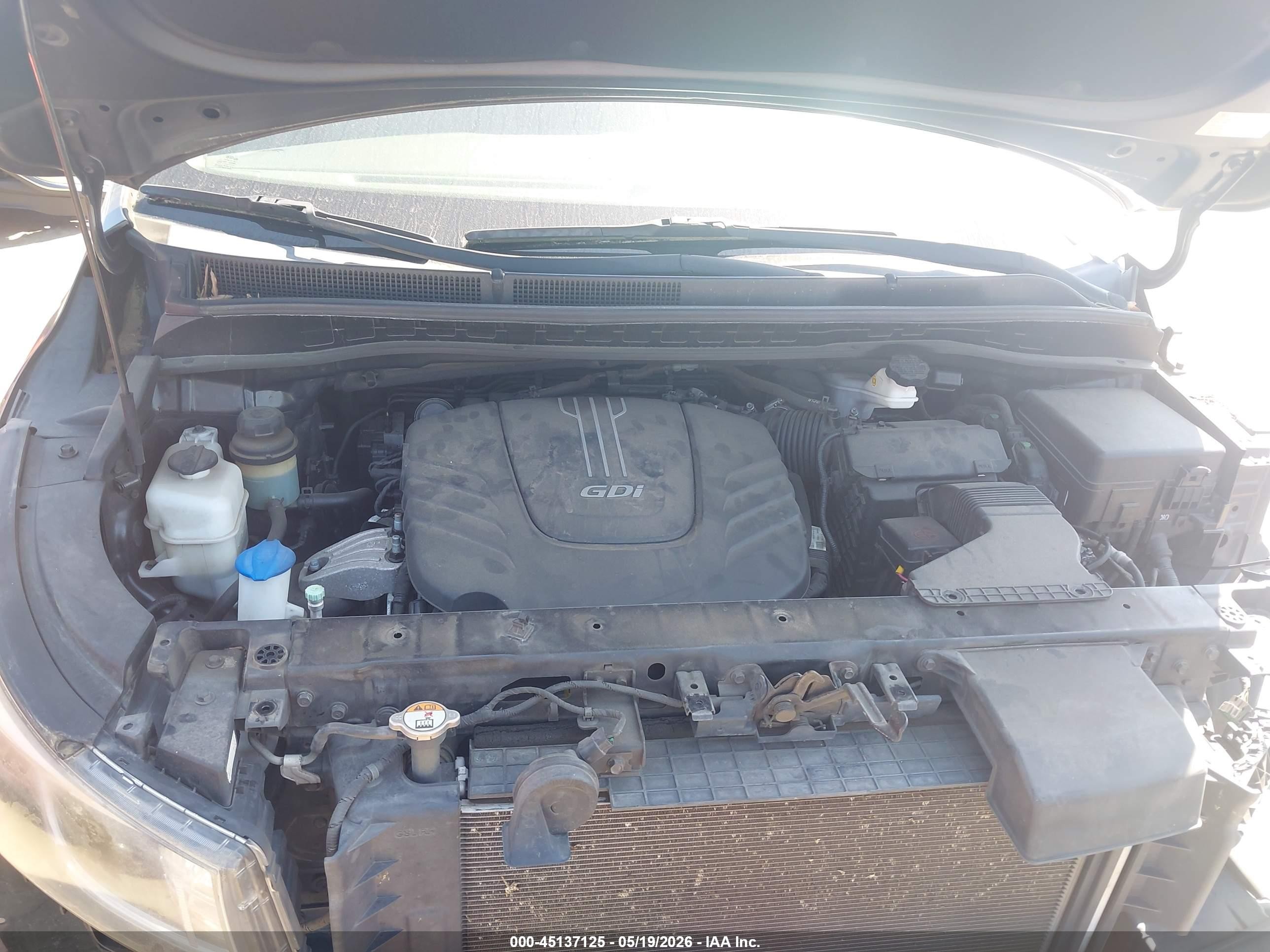 2015 Kia Sedona Lx Gray vin: KNDMB5C13F6047817