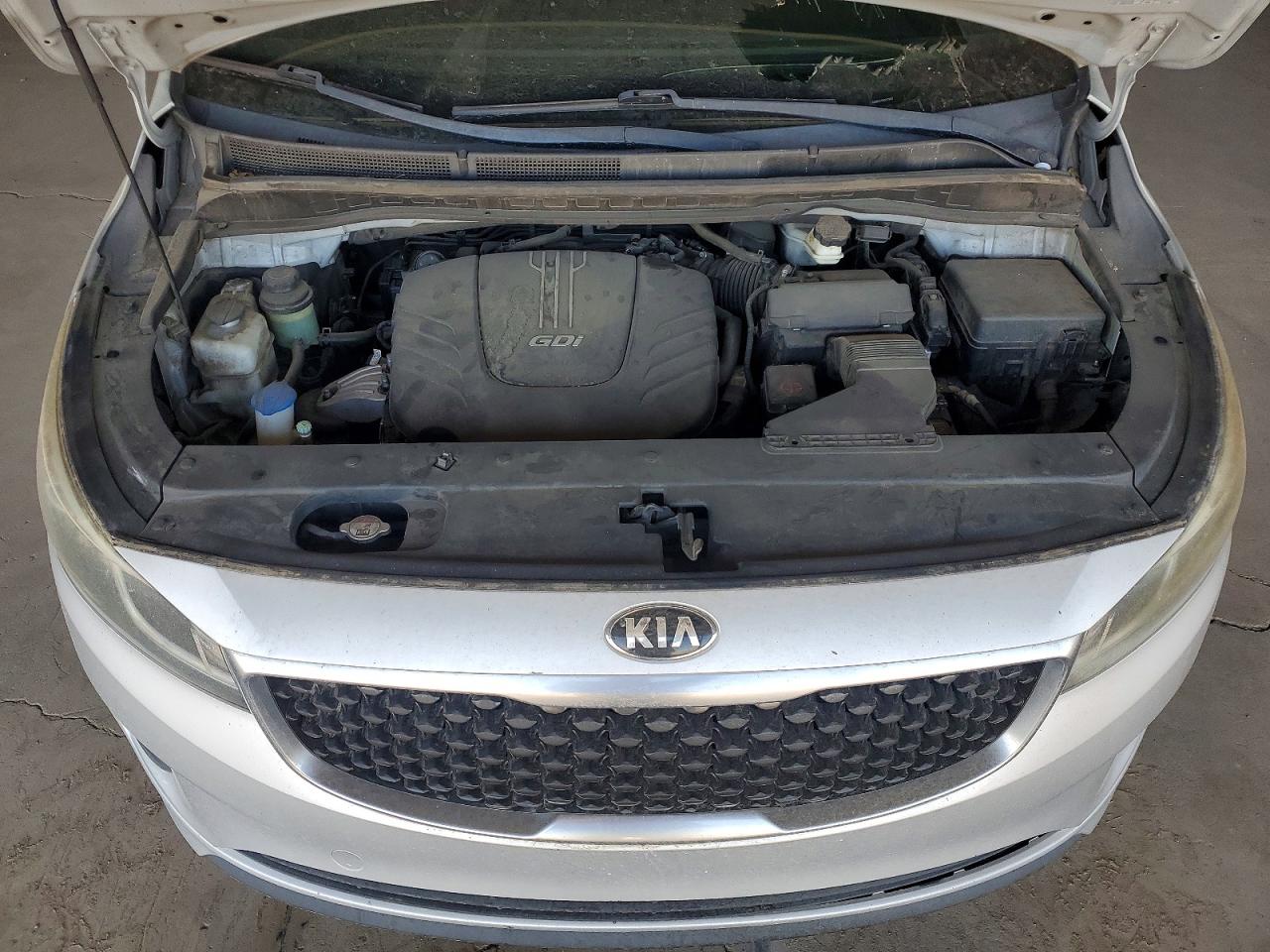 2015 Kia Sedona Lx Silver vin: KNDMB5C13F6073687