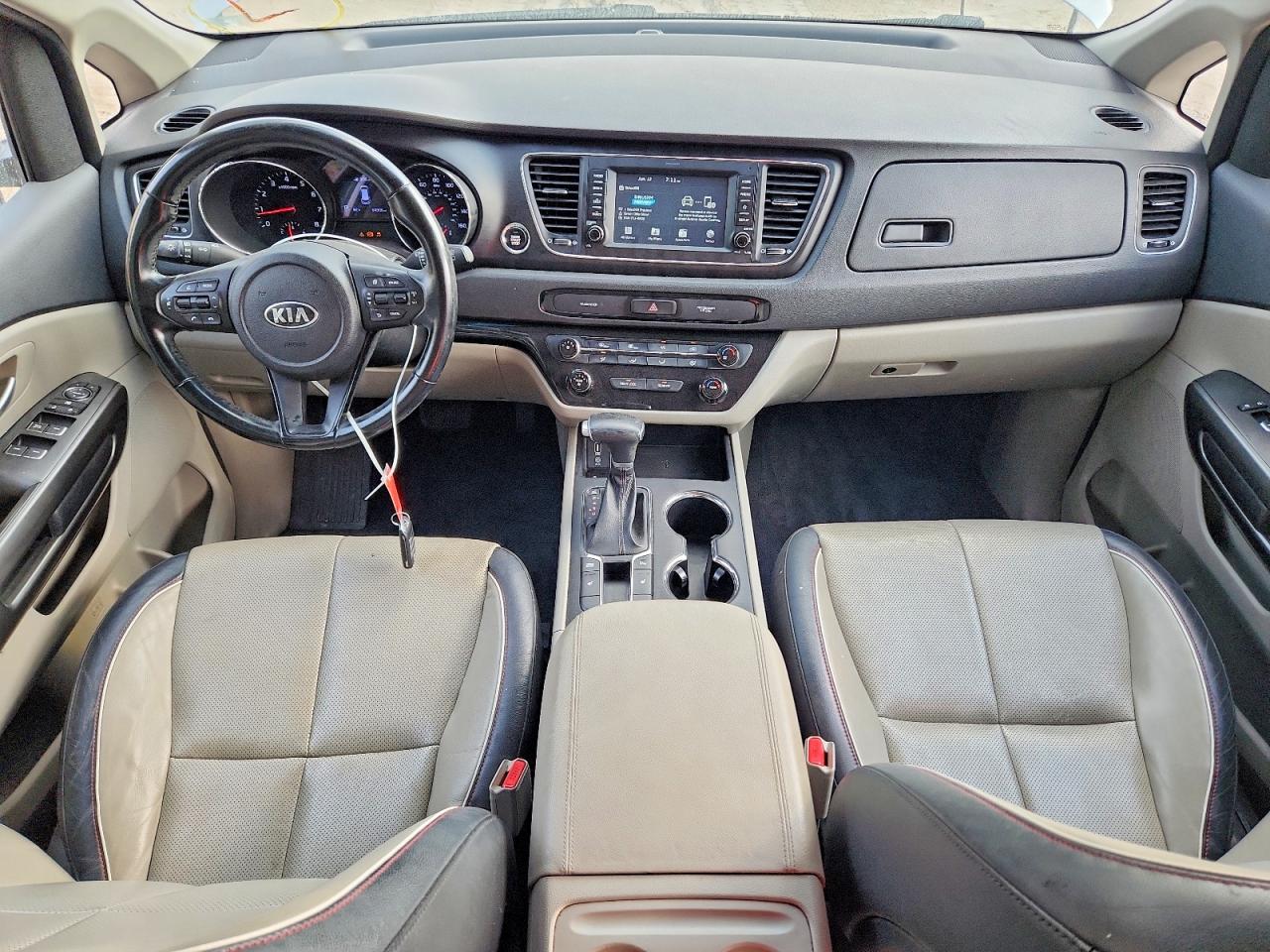 2019 Kia Sedona Ex Silver vin: KNDMB5C13K6534204