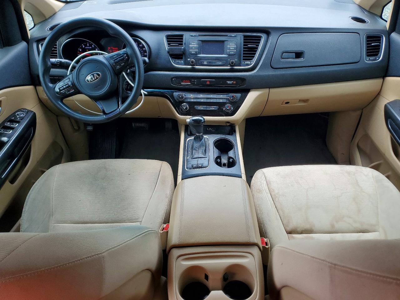 2015 Kia Sedona Lx Бордовый vin: KNDMB5C14F6019119