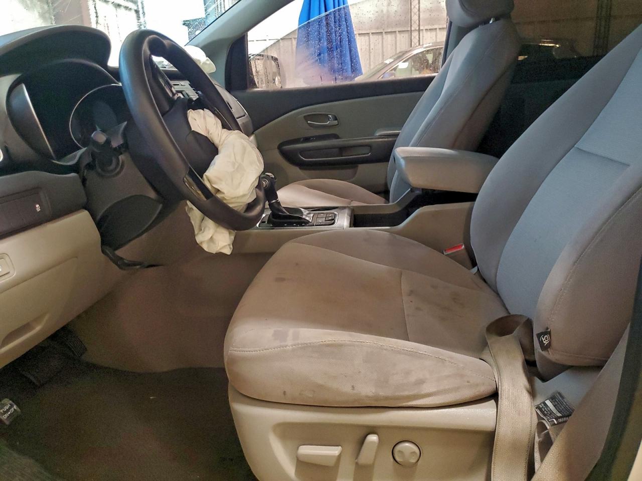 2015 Kia Sedona Lx White vin: KNDMB5C14F6033795