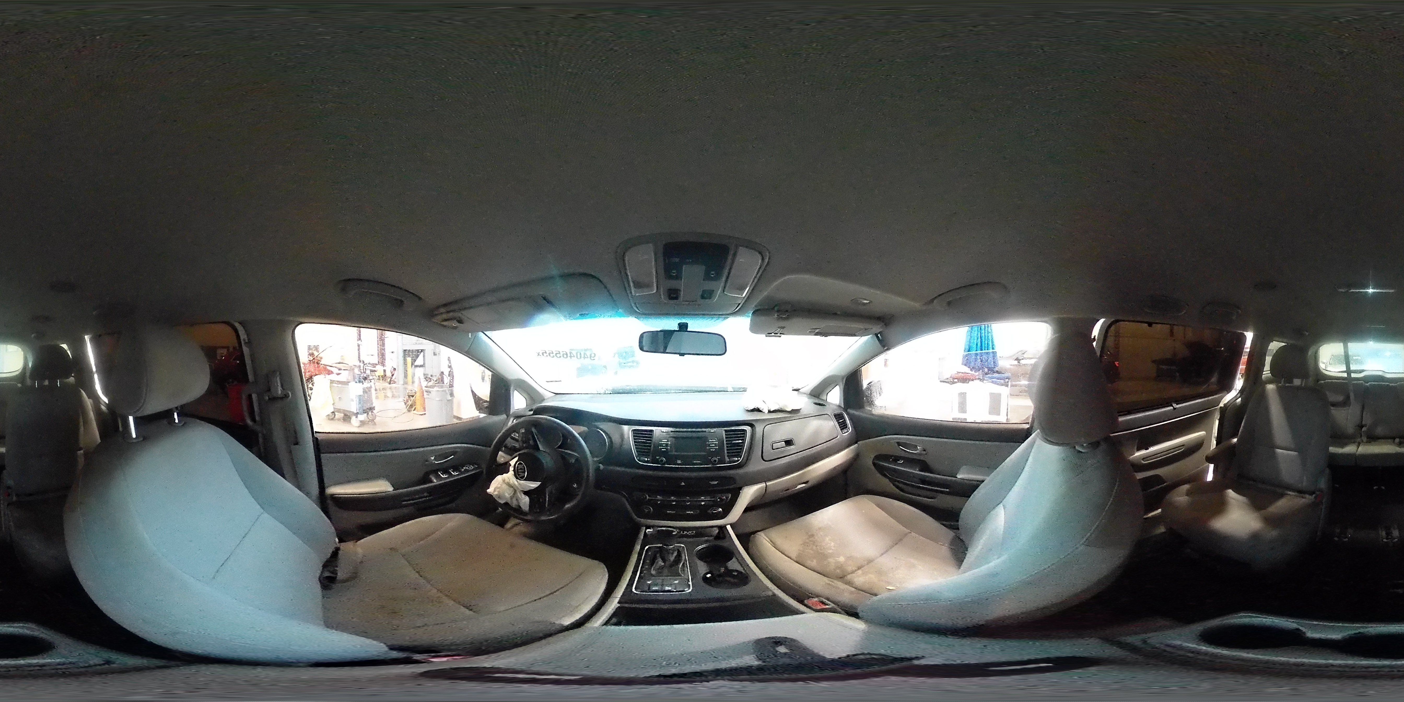 2015 Kia Sedona Lx White vin: KNDMB5C14F6033795