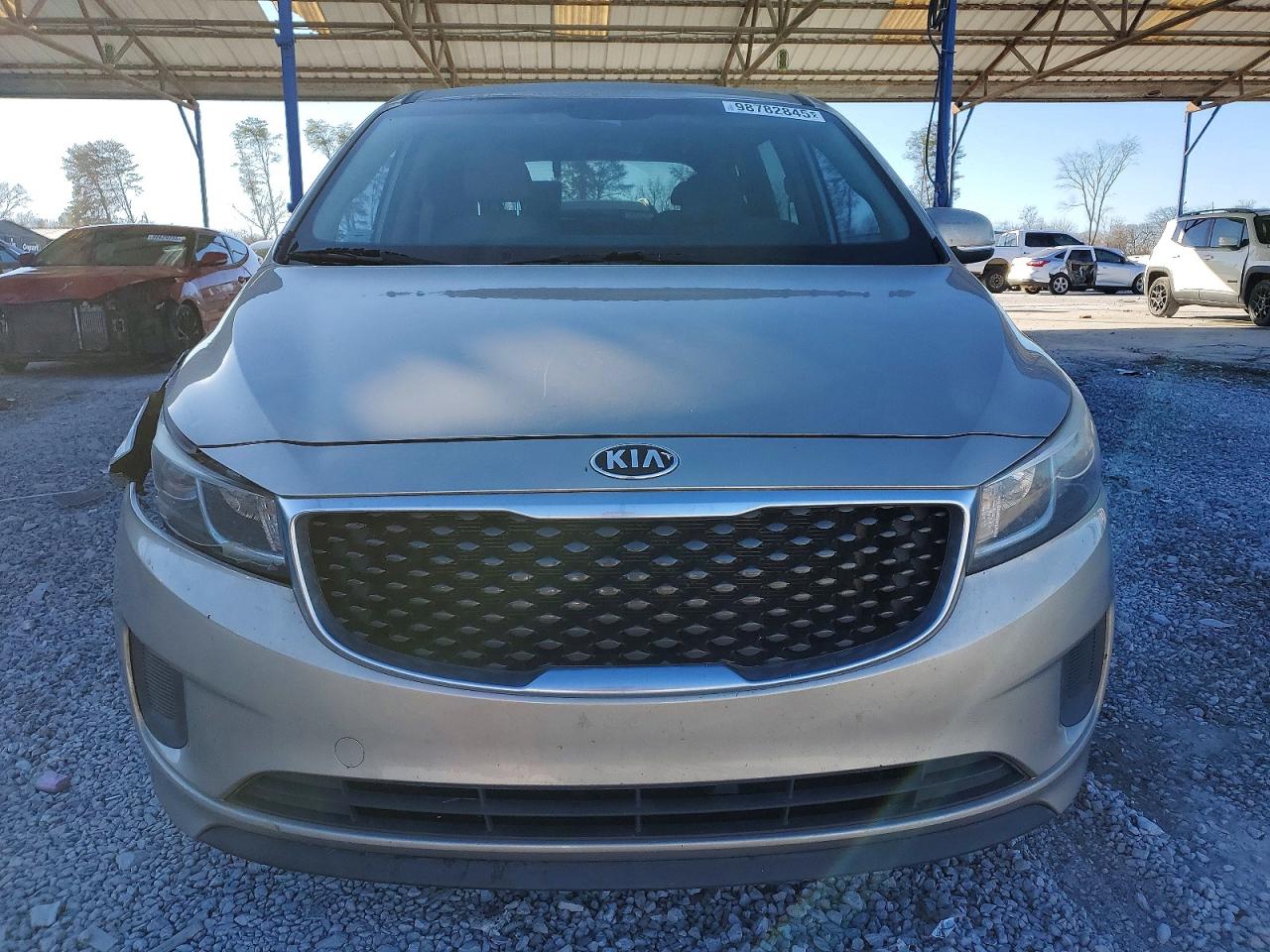 2015 Kia Sedona Lx Beige vin: KNDMB5C14F6055005