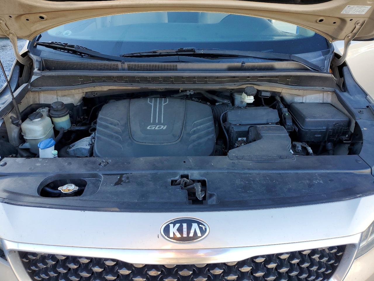 2015 Kia Sedona Lx Beige vin: KNDMB5C14F6055005