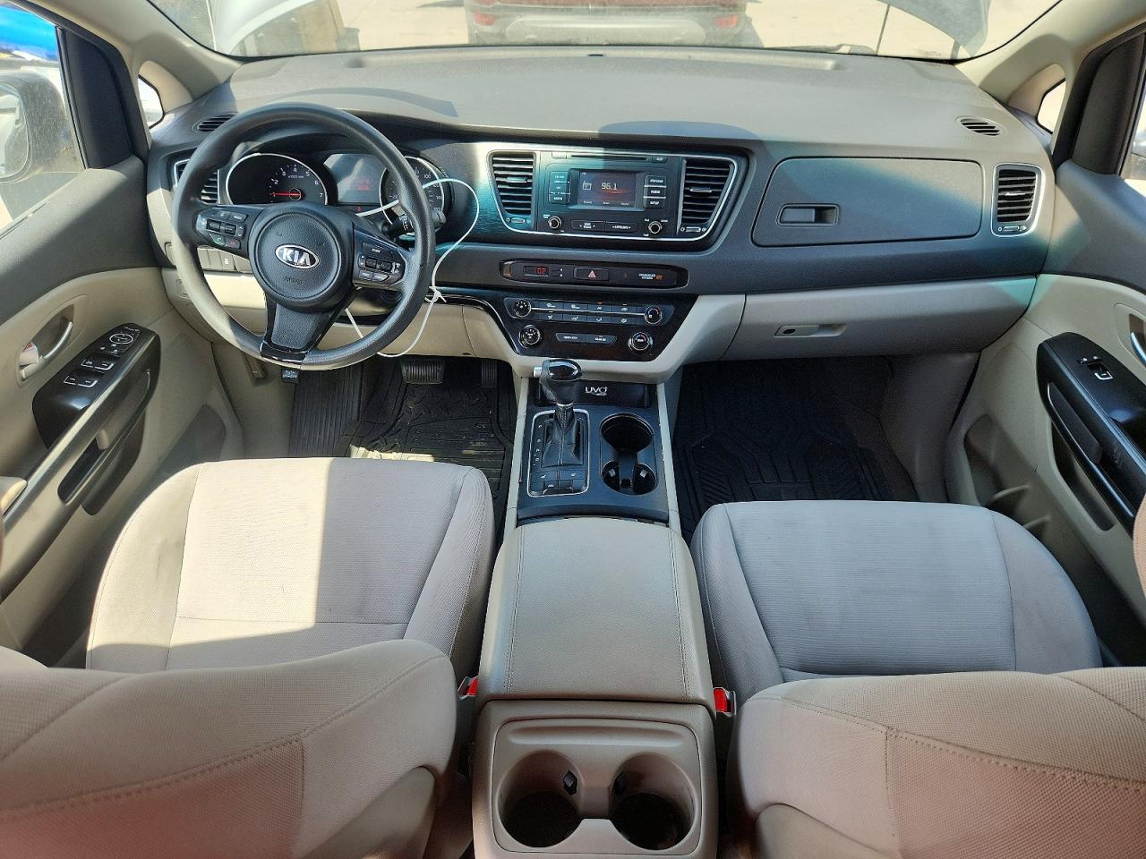 2015 Kia Sedona Lx Blue vin: KNDMB5C14F6069471
