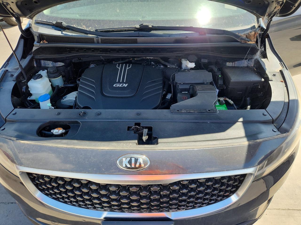 2015 Kia Sedona Lx Blue vin: KNDMB5C14F6069471
