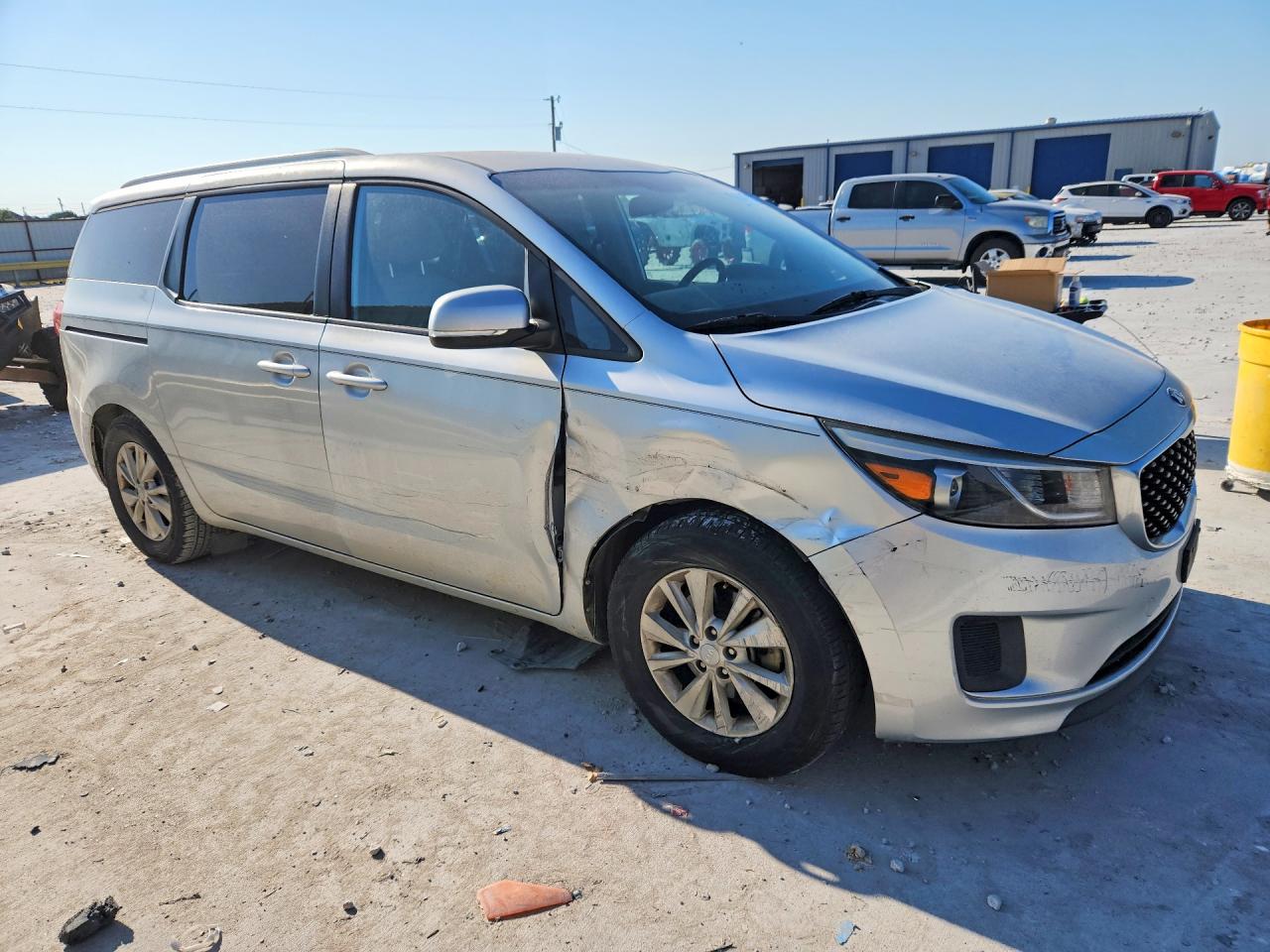 2016 Kia Sedona Lx Серебряный vin: KNDMB5C14G6188008