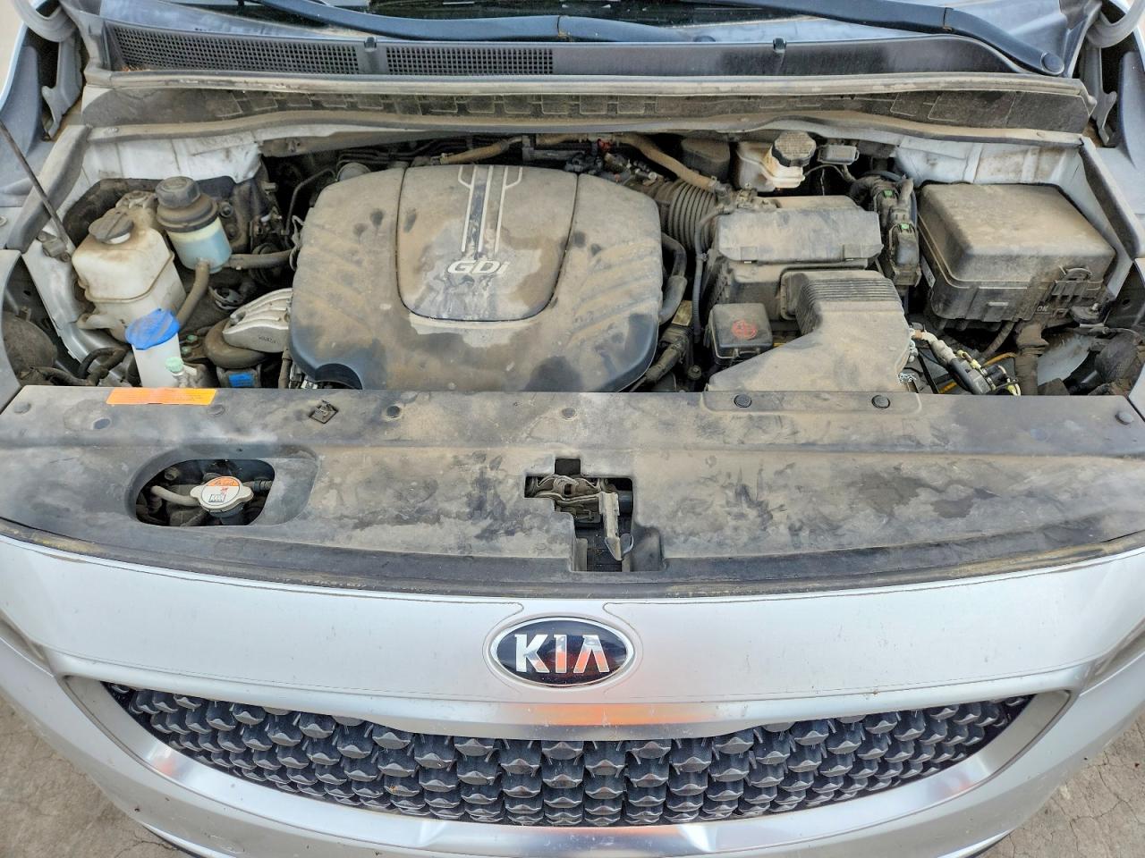 2016 Kia Sedona Lx Silver vin: KNDMB5C14G6198599