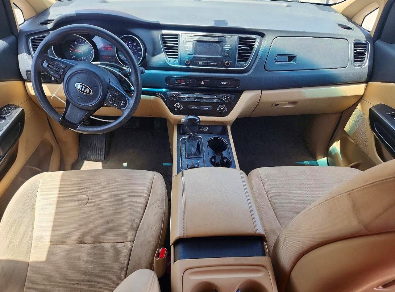 2015 Kia Sedona Lx Burgundy vin: KNDMB5C15F6028962