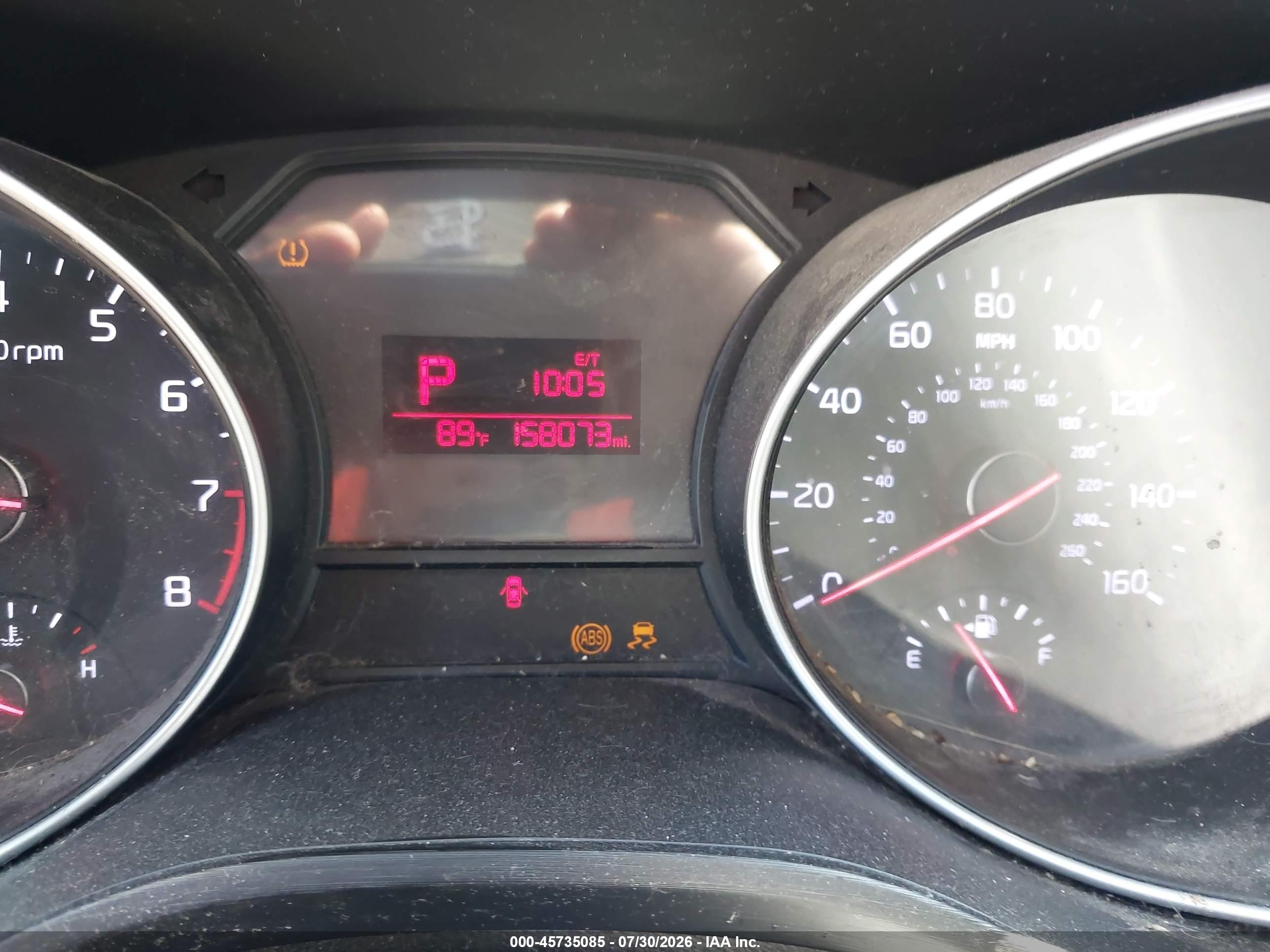 2015 Kia Sedona Lx Burgundy vin: KNDMB5C15F6032722