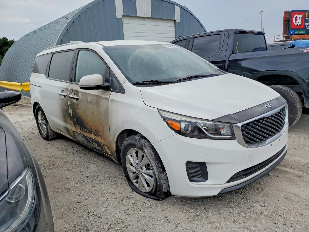 2015 Kia Sedona Lx Белый vin: KNDMB5C15F6038813