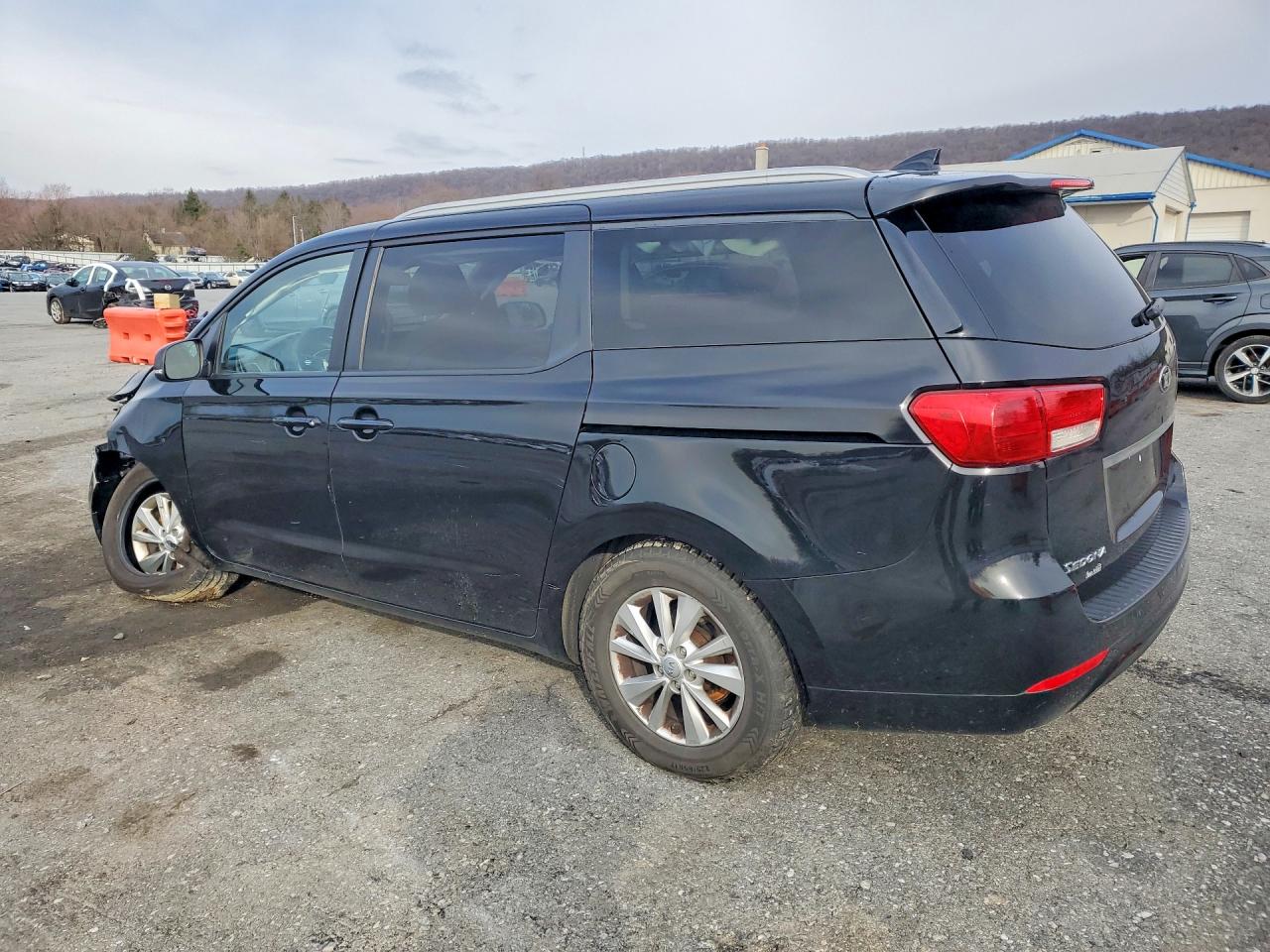 2015 Kia Sedona Lx Black vin: KNDMB5C15F6061699
