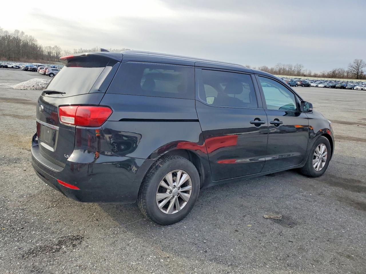 2015 Kia Sedona Lx Black vin: KNDMB5C15F6061699