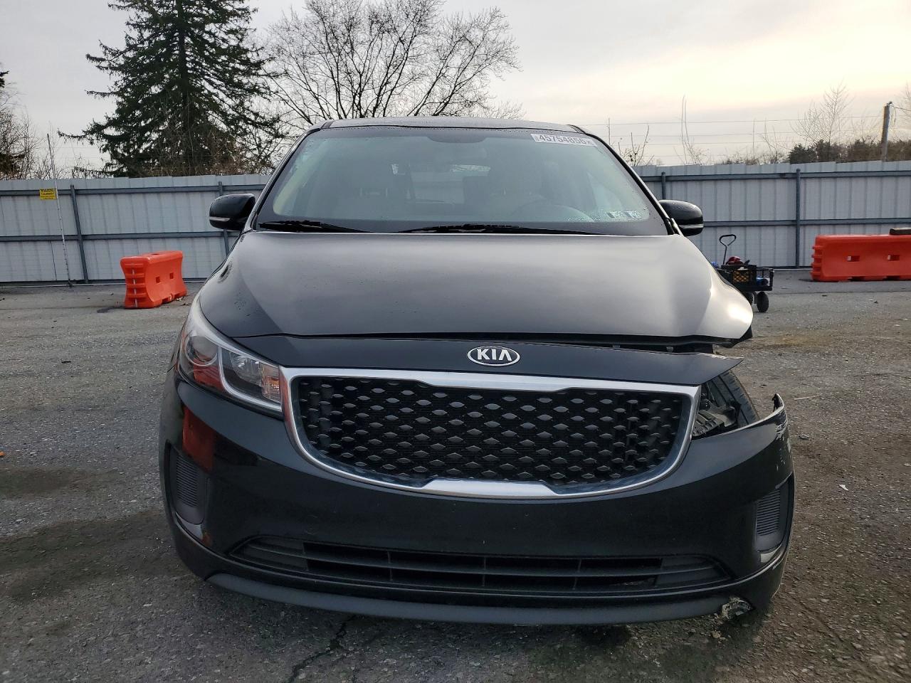 2015 Kia Sedona Lx Black vin: KNDMB5C15F6061699