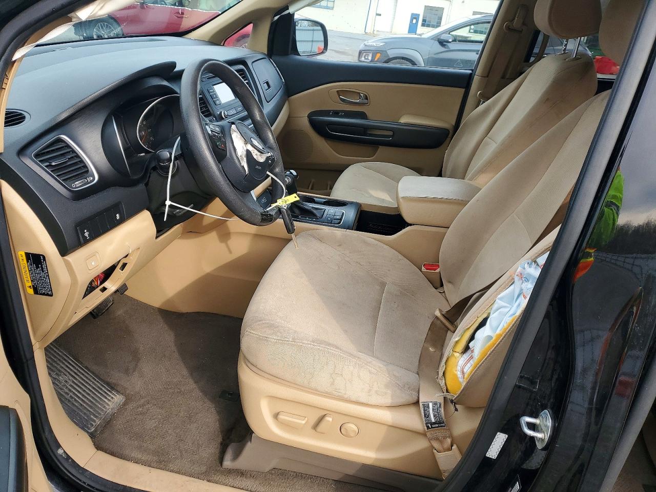 2015 Kia Sedona Lx Black vin: KNDMB5C15F6061699