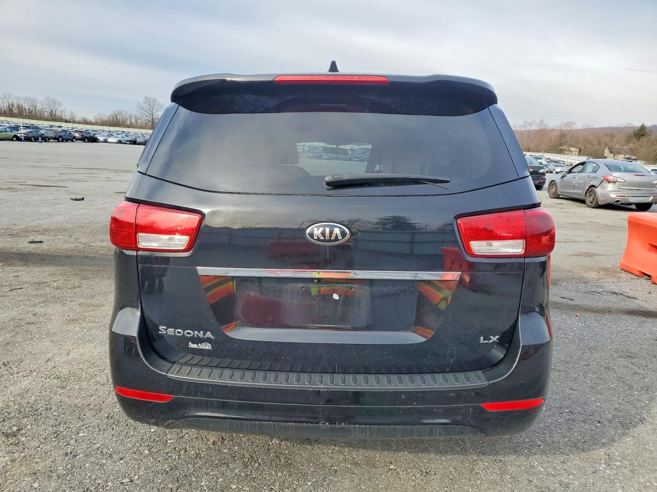 2015 Kia Sedona Lx Black vin: KNDMB5C15F6061699