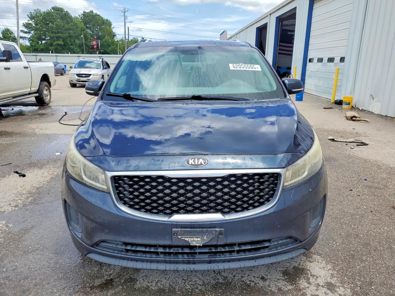 2015 Kia Sedona Lx Blue vin: KNDMB5C16F6033166