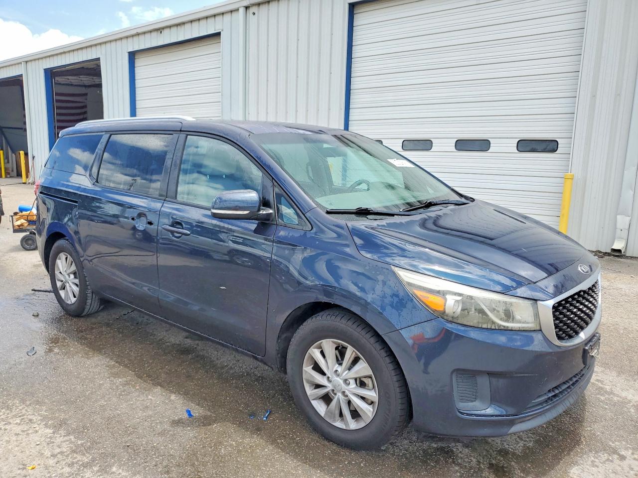 2015 Kia Sedona Lx Blue vin: KNDMB5C16F6033166