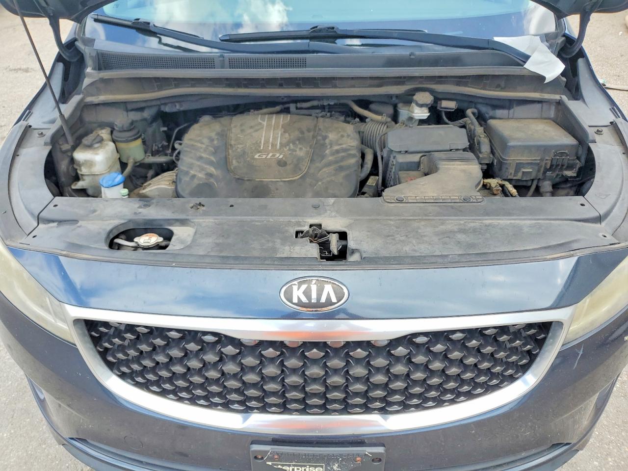 2015 Kia Sedona Lx Blue vin: KNDMB5C16F6033166