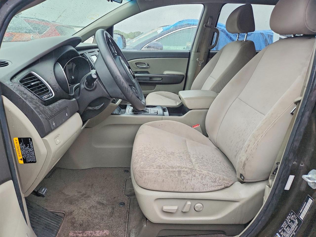 2015 Kia Sedona Lx Gray vin: KNDMB5C16F6080035