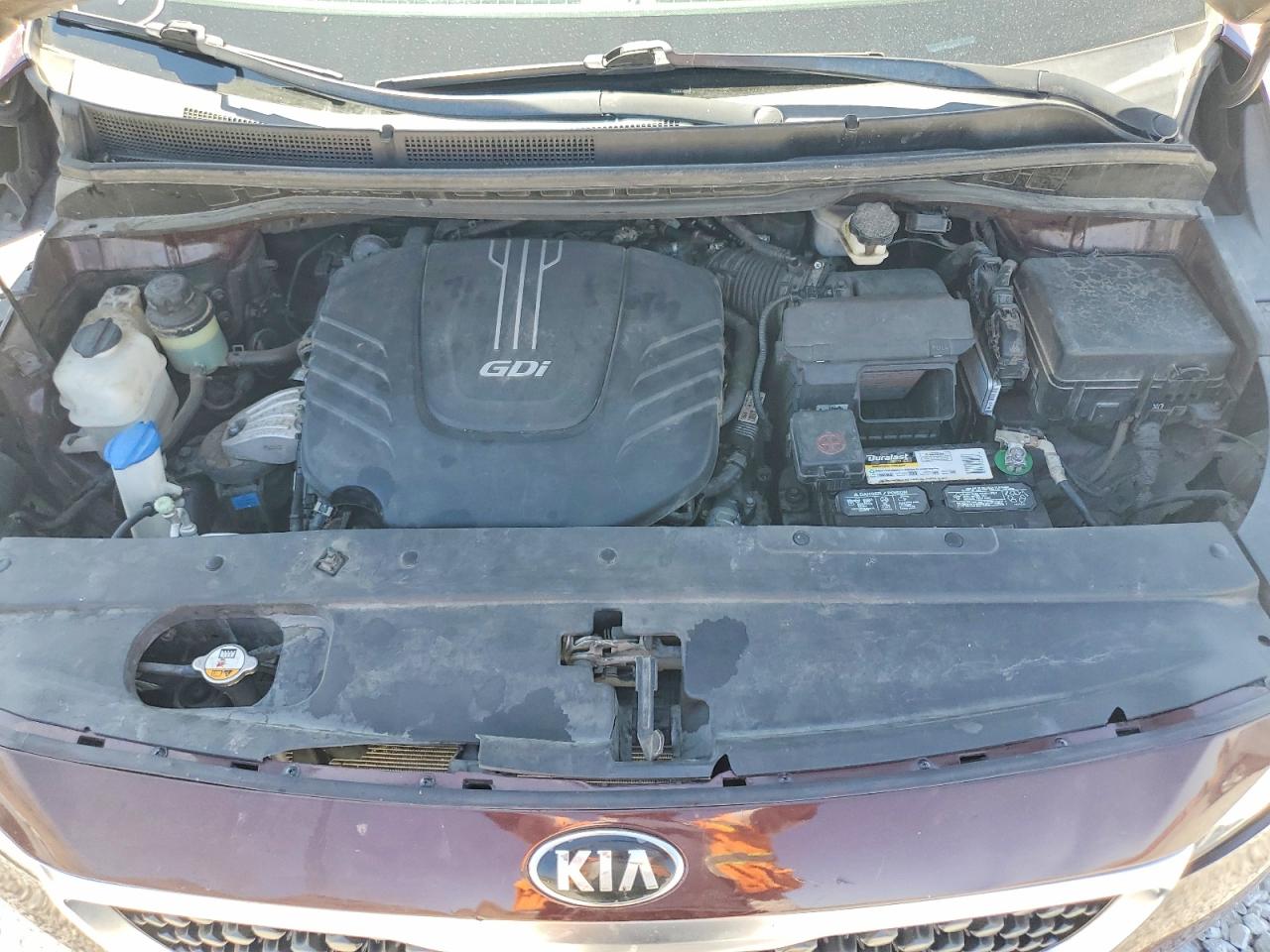 2015 Kia Sedona Lx Maroon vin: KNDMB5C16F6080570