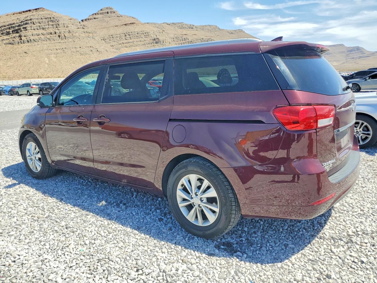 2015 Kia Sedona Lx Maroon vin: KNDMB5C16F6080570