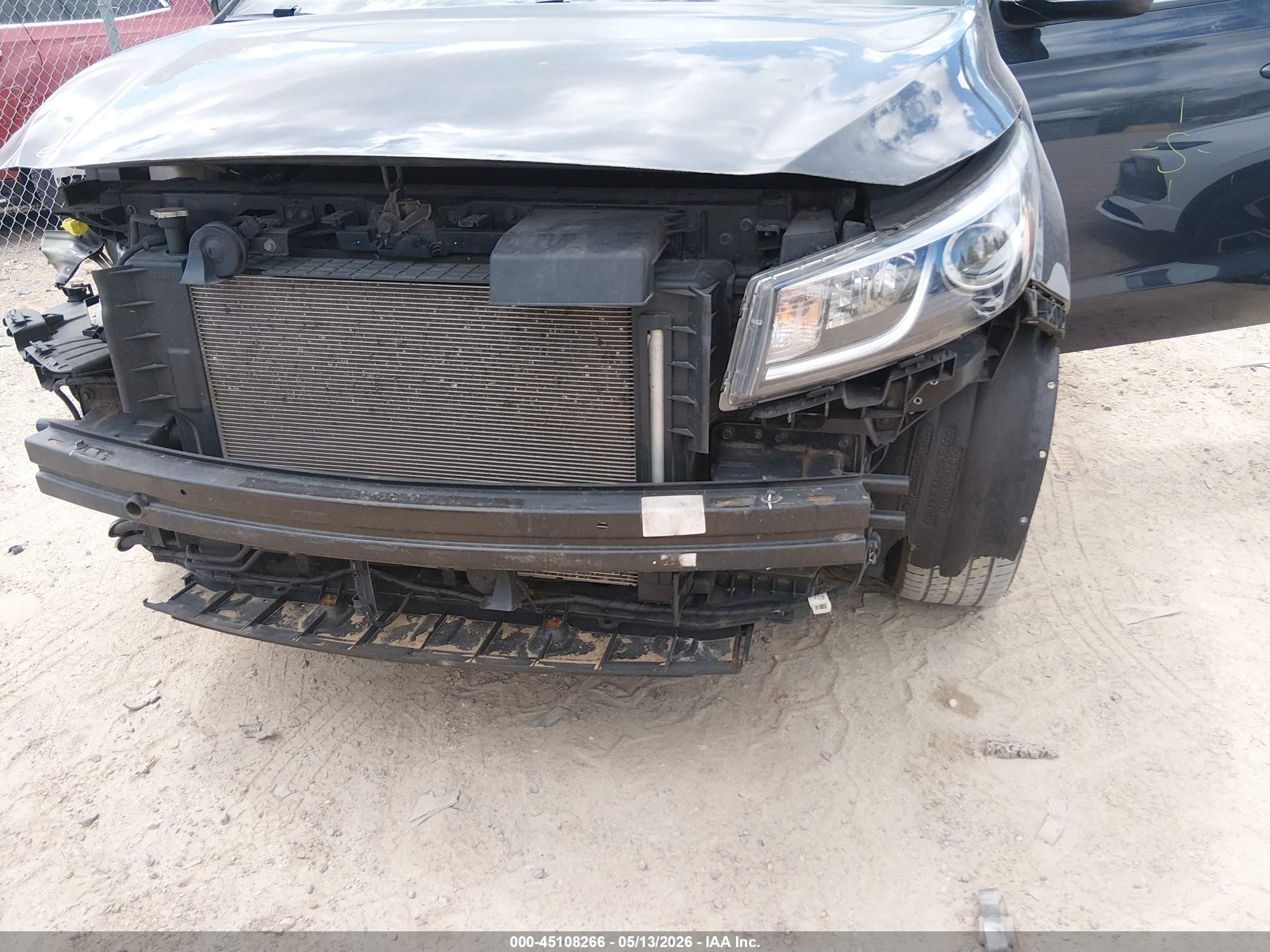 2016 Kia Sedona Lx Dark Blue vin: KNDMB5C16G6099427
