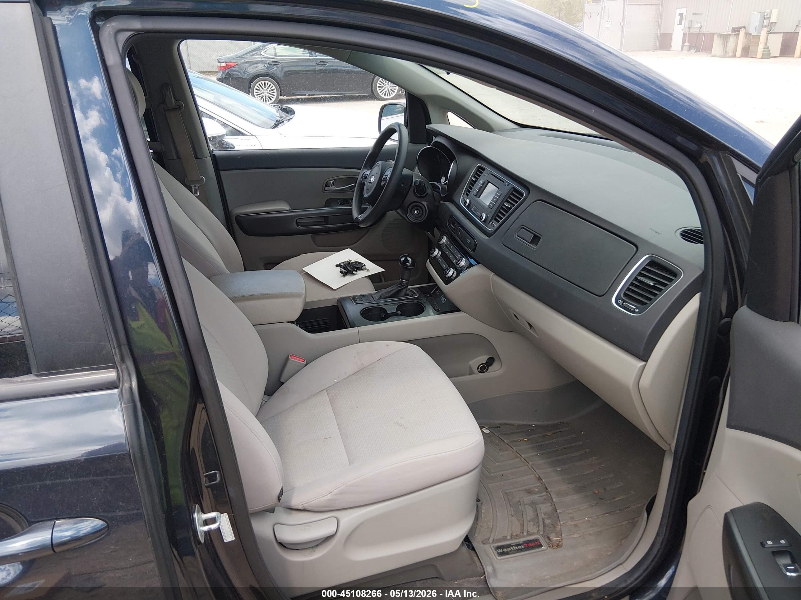 2016 Kia Sedona Lx Dark Blue vin: KNDMB5C16G6099427