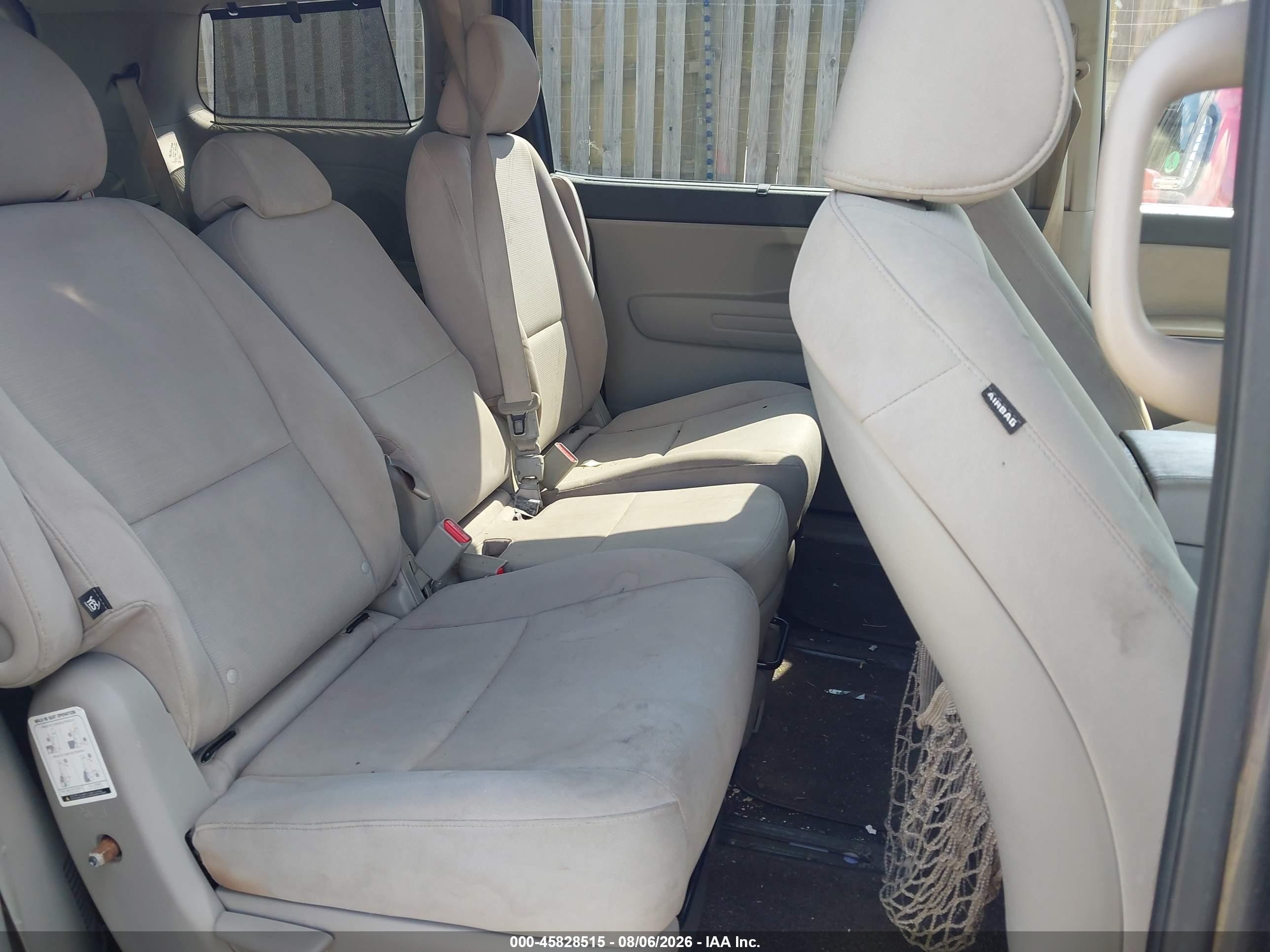 2015 Kia Sedona Lx Gray vin: KNDMB5C17F6019373