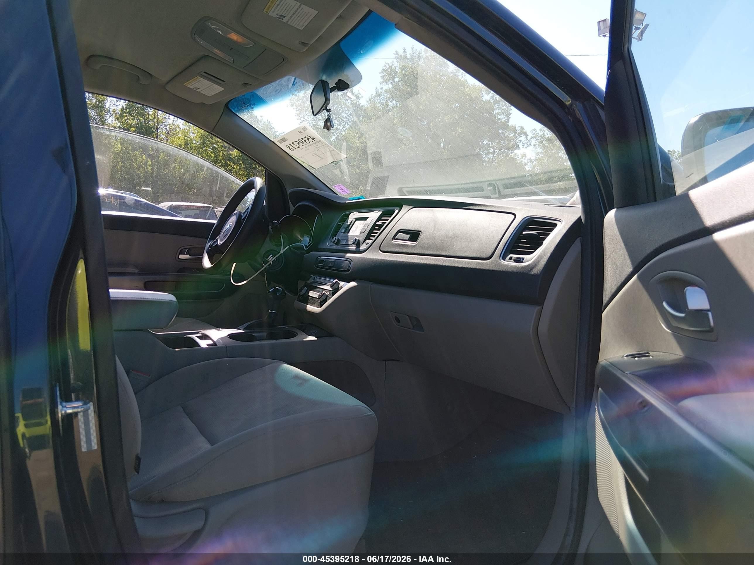 2015 Kia Sedona Lx Синий vin: KNDMB5C17F6034357