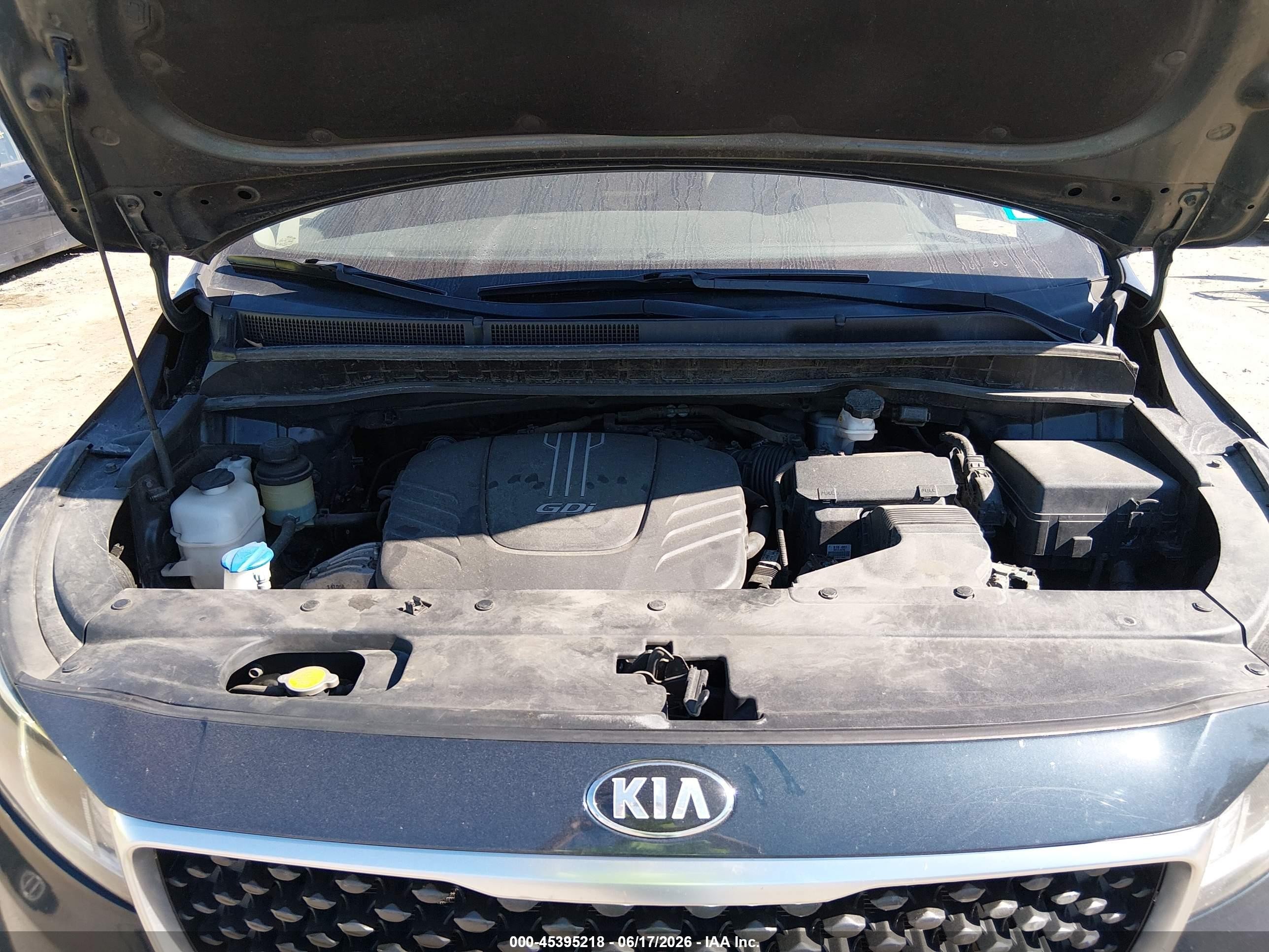2015 Kia Sedona Lx Синий vin: KNDMB5C17F6034357