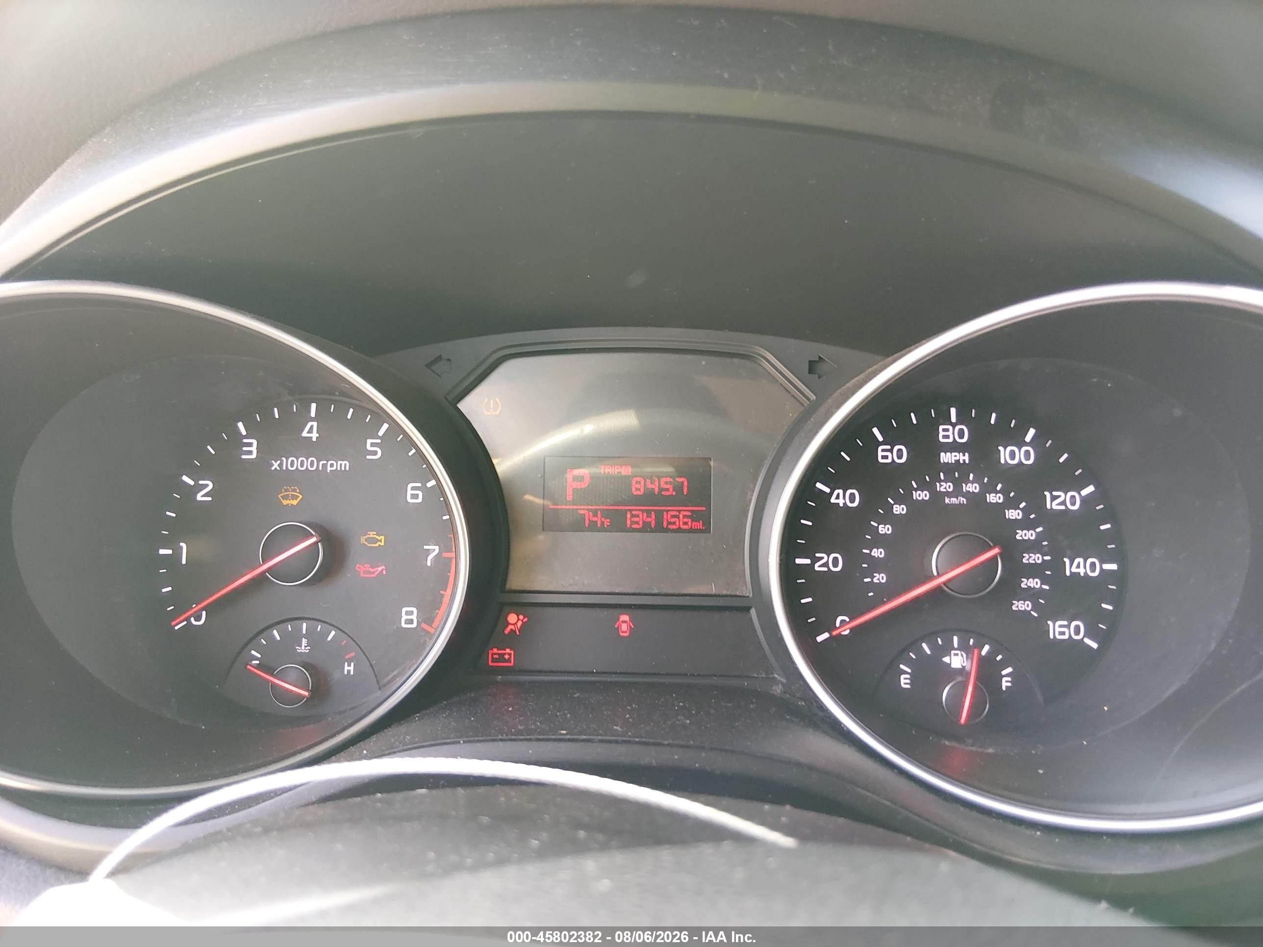 2015 Kia Sedona Lx Gray vin: KNDMB5C17F6037758