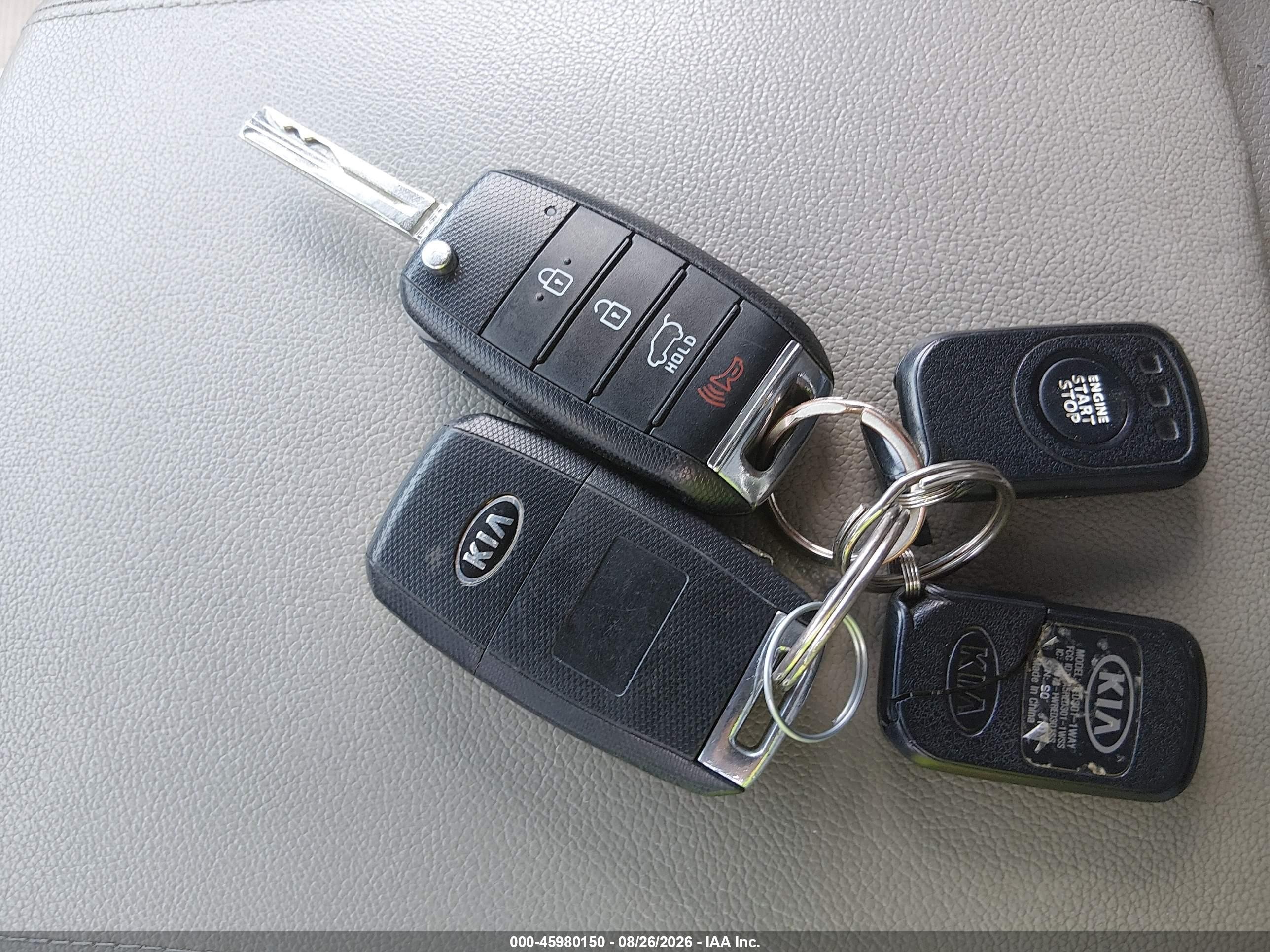 2015 Kia Sedona Lx Gray vin: KNDMB5C17F6041180