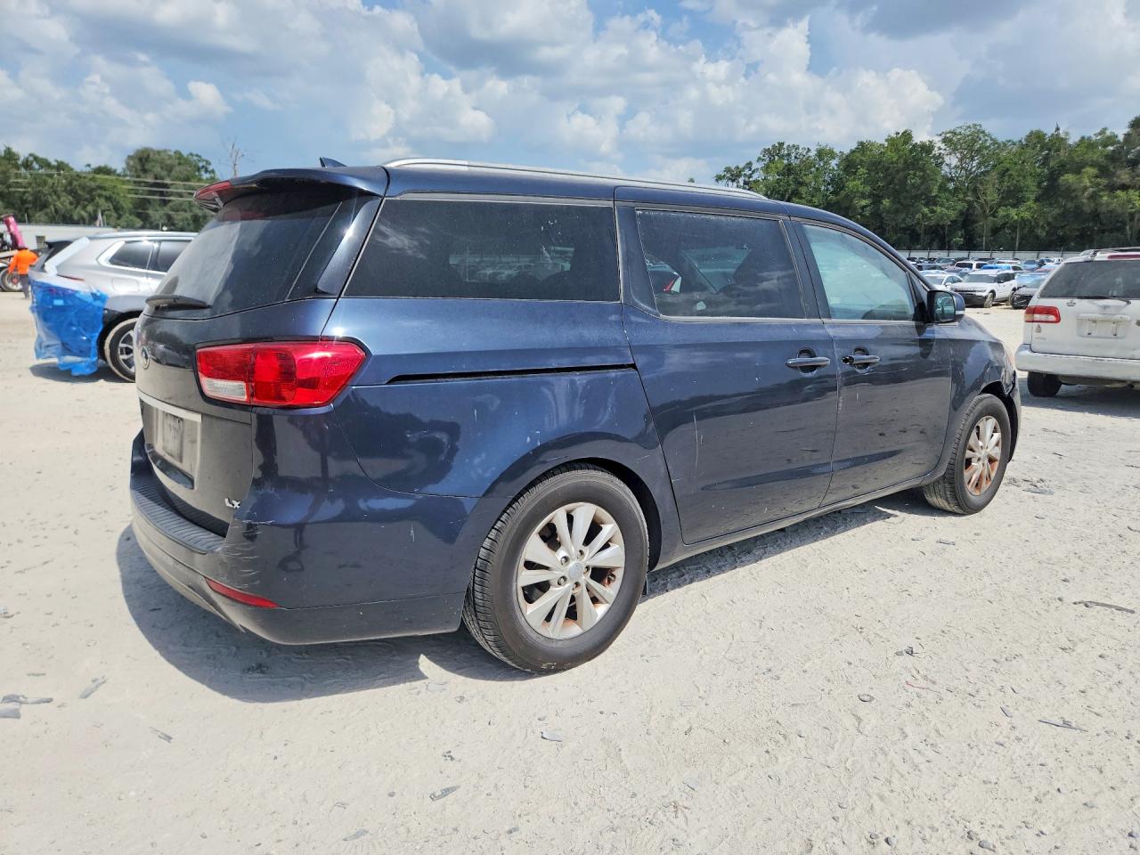2015 Kia Sedona Lx Blue vin: KNDMB5C17F6069707