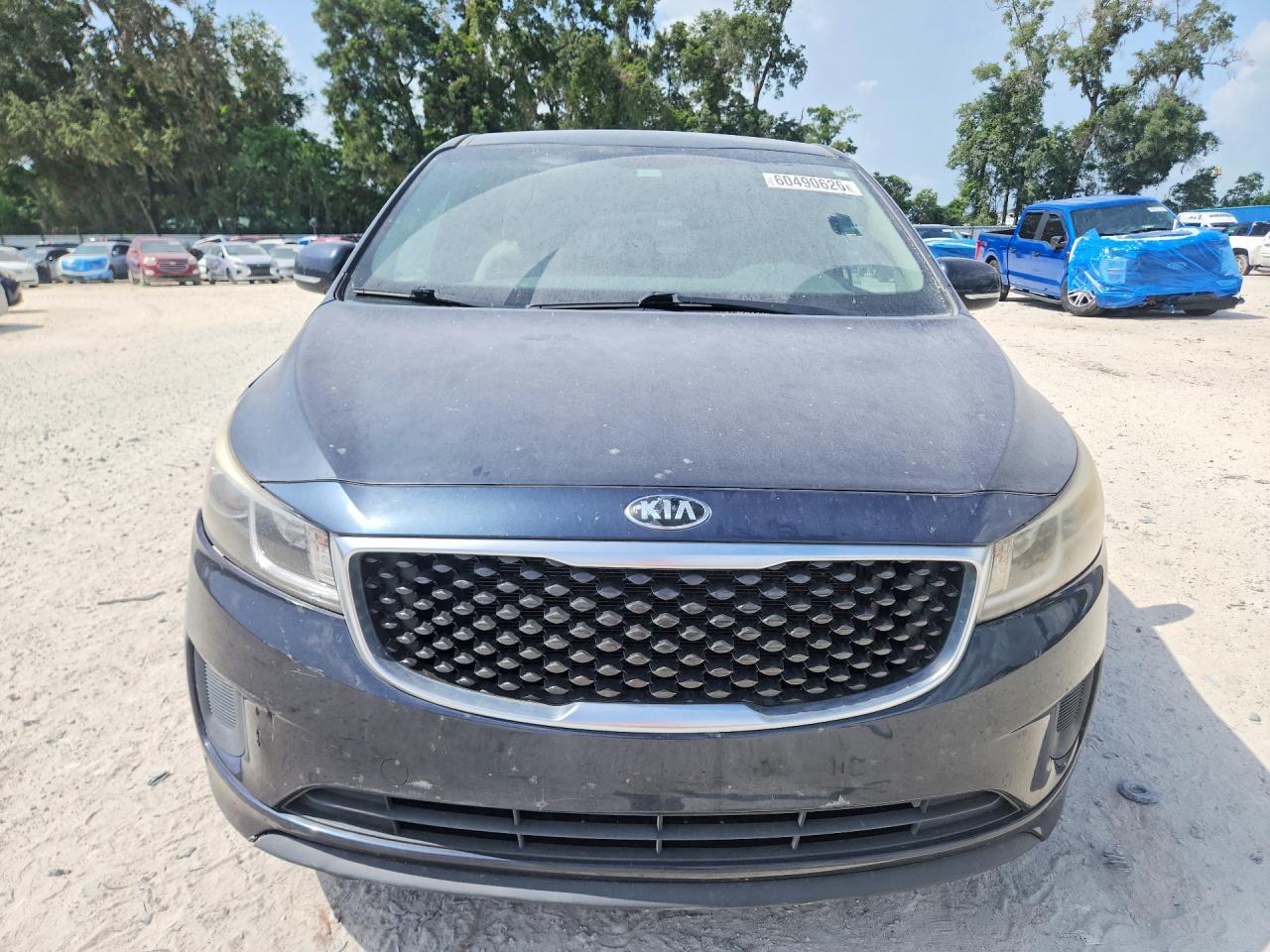 2015 Kia Sedona Lx Blue vin: KNDMB5C17F6069707