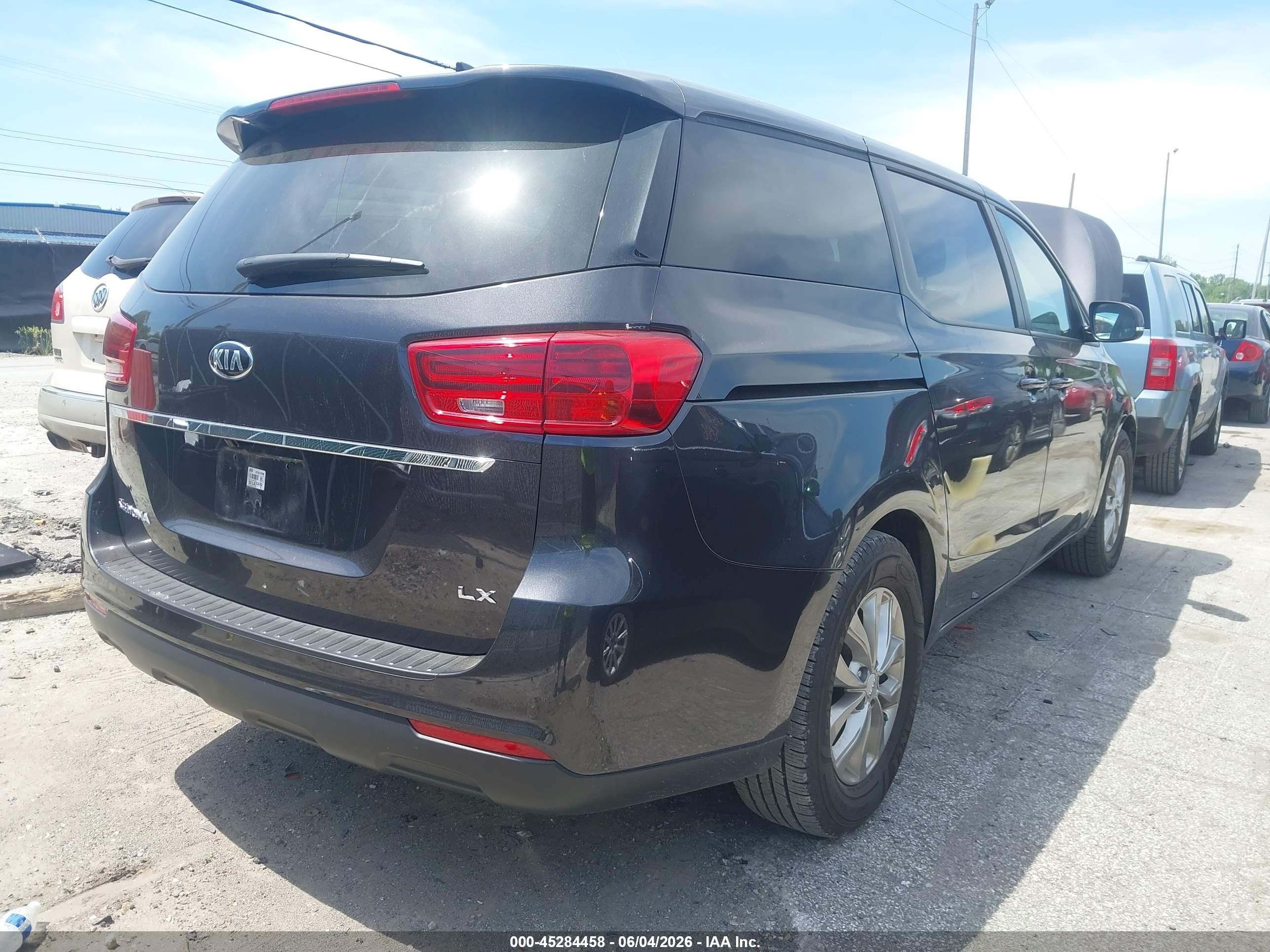 2021 Kia Sedona Lx Gray vin: KNDMB5C17M6662044