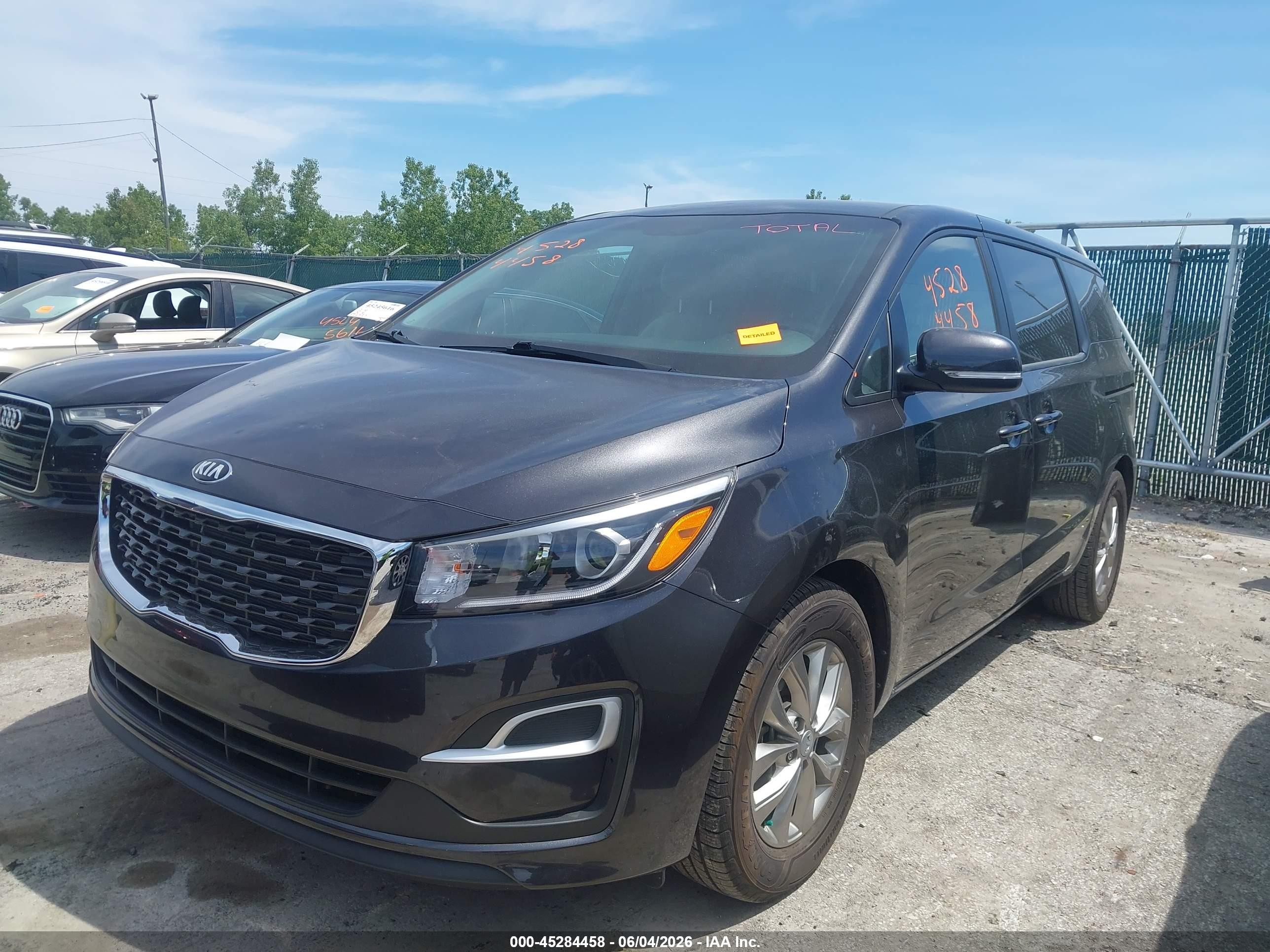 2021 Kia Sedona Lx Gray vin: KNDMB5C17M6662044