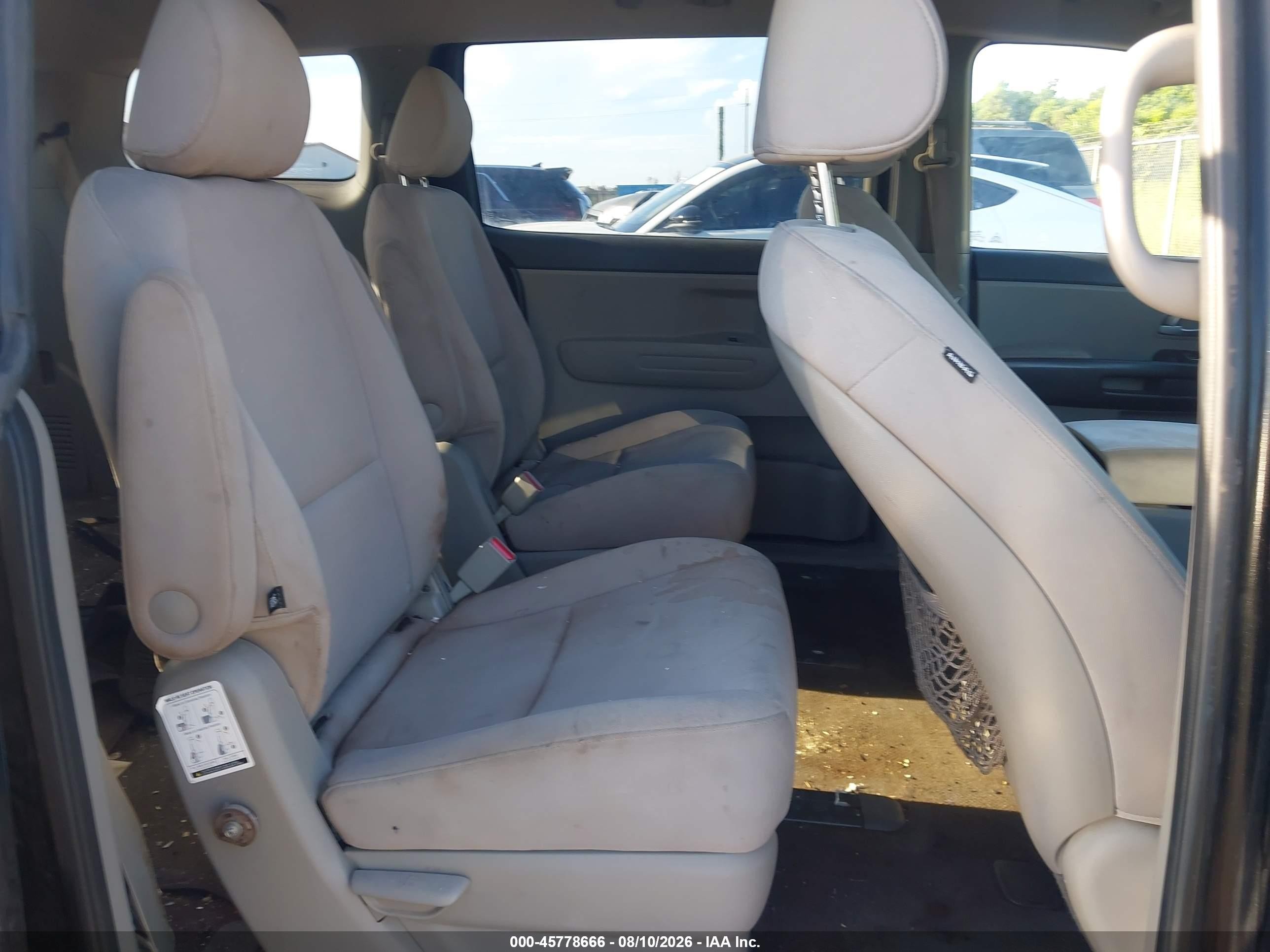2015 Kia Sedona Lx Black vin: KNDMB5C18F6020676