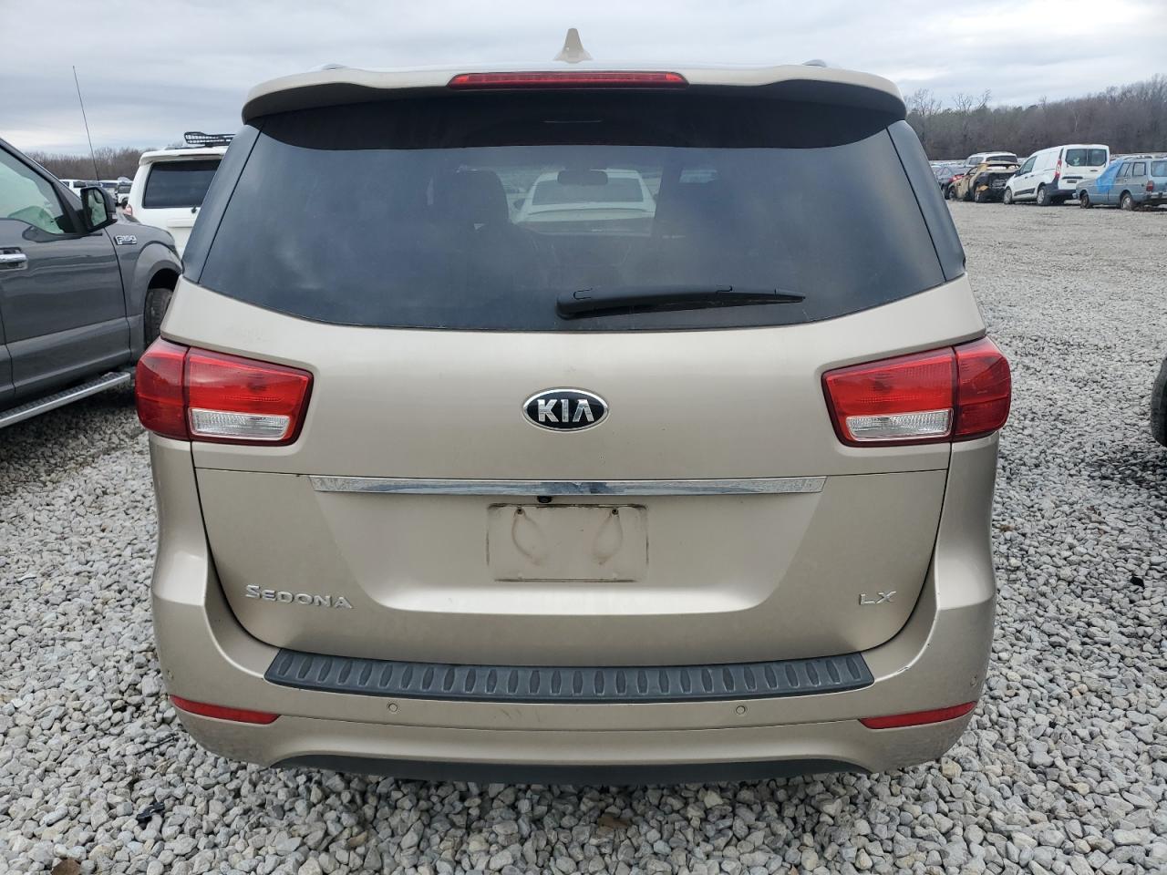 2015 Kia Sedona Lx Коричневый vin: KNDMB5C18F6021312