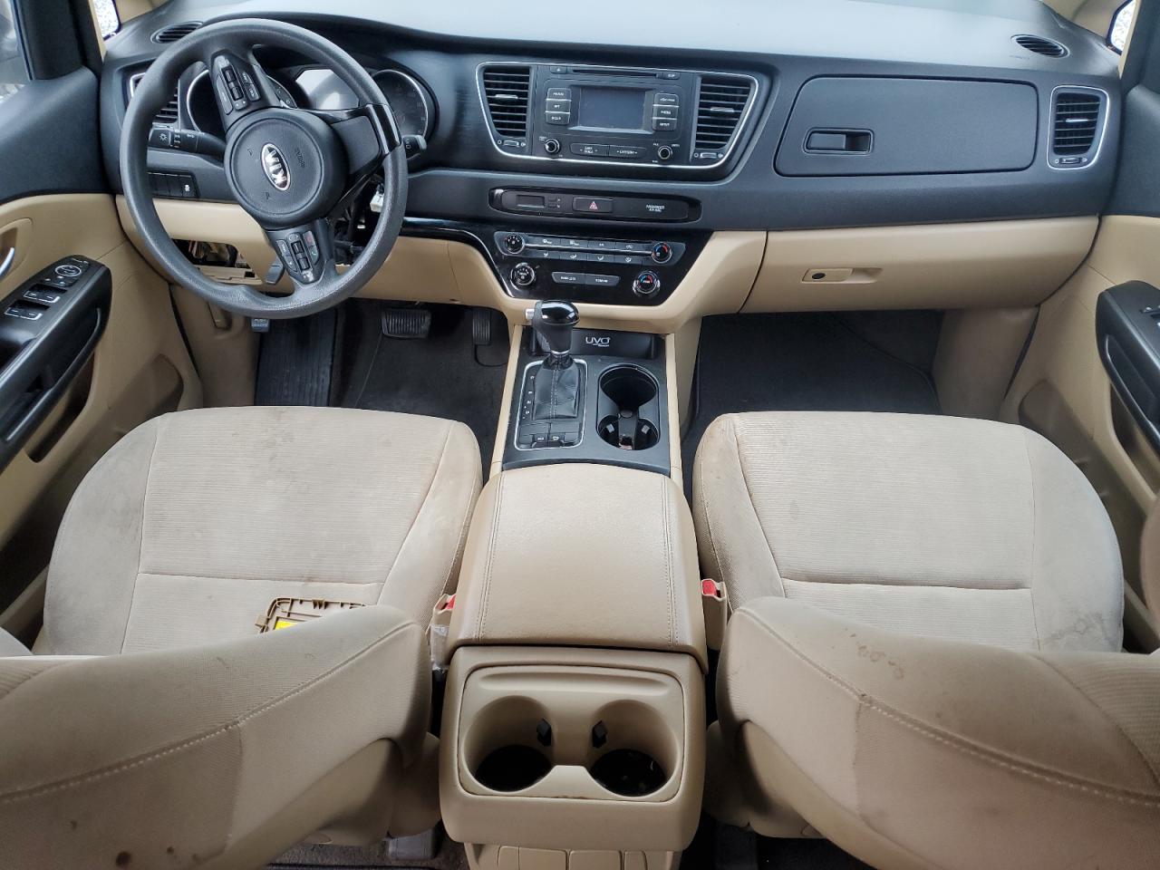 2015 Kia Sedona Lx Коричневый vin: KNDMB5C18F6021312