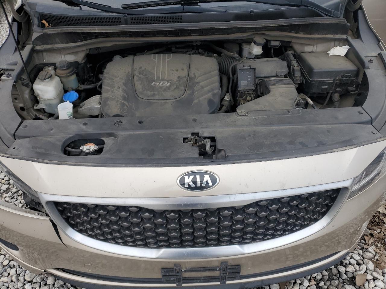 2015 Kia Sedona Lx Коричневый vin: KNDMB5C18F6021312